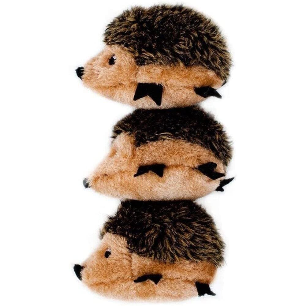 ZippyPaws Burrow Replacement Miniz - Interactive Dog & Puppy Toys for Boredom, Stimulating Pet Products to Keep Them Busy, Plush Refills for Hide & Seek Puzzle, Squeaky Toy for Enrichment - Hedgehogs