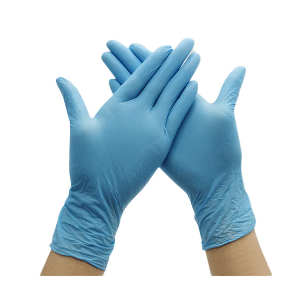 Nitrile Exam Gloves - Powder Free, Non-Sterile, Disposable,Food Safe,Indigo Color, Convenient Dispenser Pack of 100 Gloves
