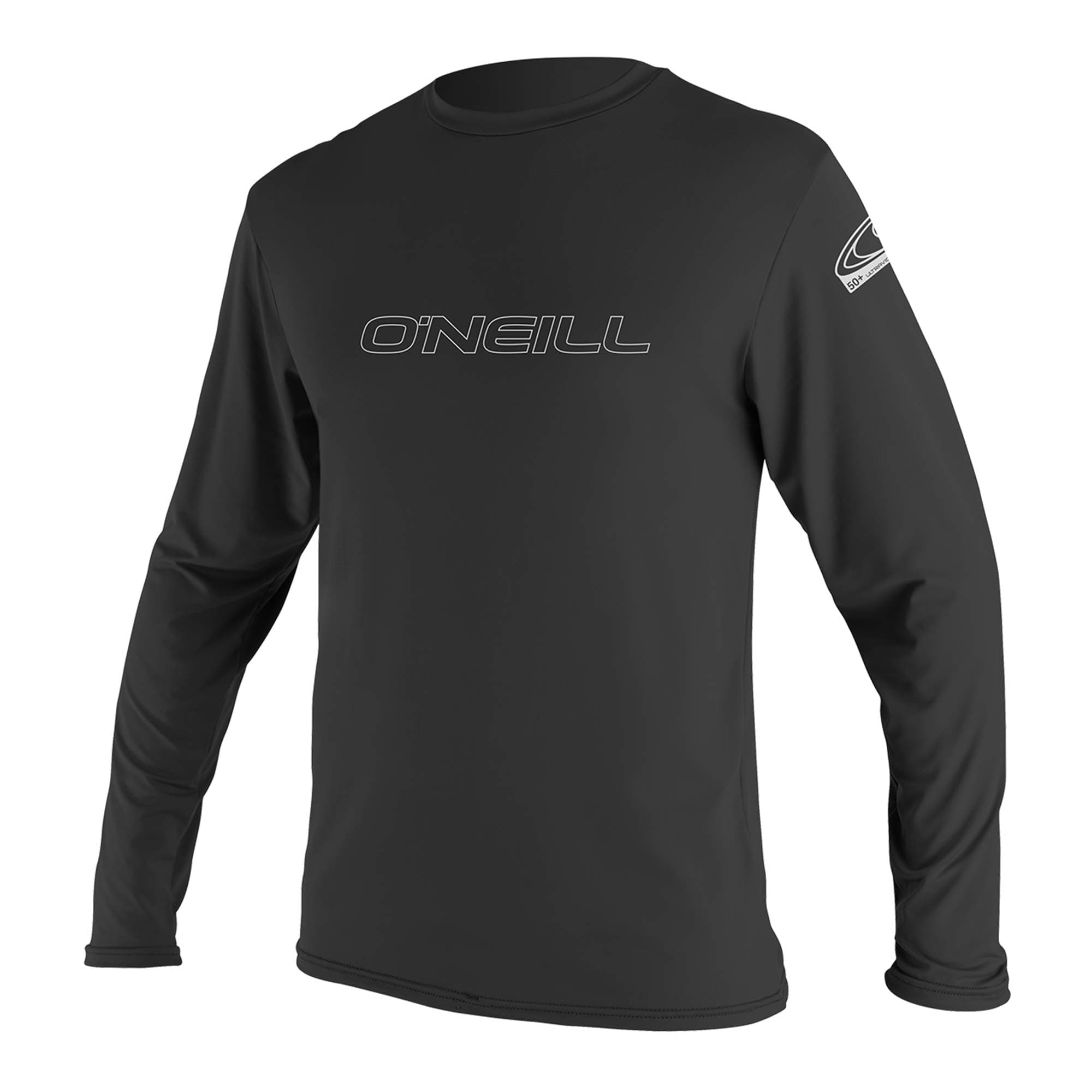 Men’s Basic Skins Long Sleeve Sun Shirt, UPF 50+ Sun and Rash Protection for Surfing and All Outdoor Activities