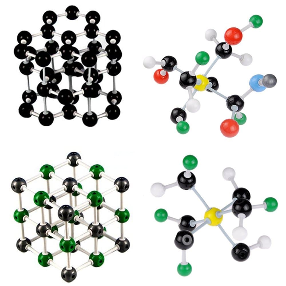 Chemistry Molecular Model Set - 267 Pcs Organic Inorganic Biochemistry Molecular Model Kit with 116 Atoms,150 Links, 1 Bond Remover for Student,Teachers,Young Scientists by Bemaxy