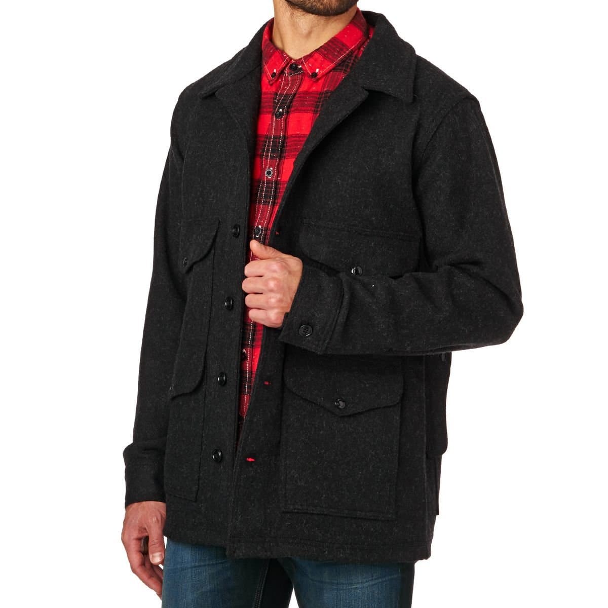 Filson Wool Mackinaw Cruiser Guide Fit - Charcoal - Seattle Fit - X-Large
