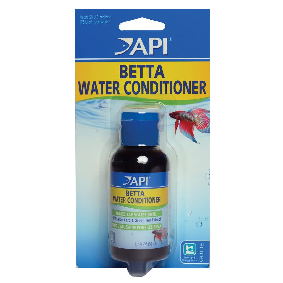 API BETTA WATER CONDITIONER Betta Fish Freshwater Aquarium Water Conditioner 50ml Bottle