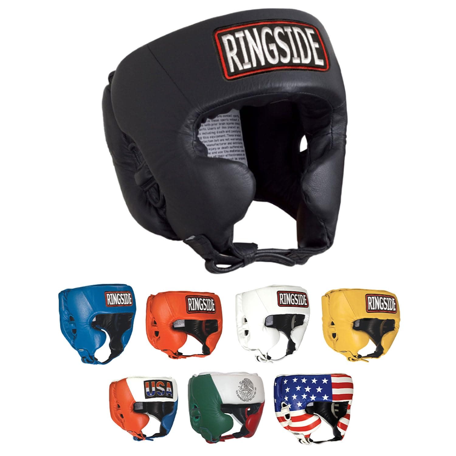 Ringside Competition Boxing Muay Thai MMA Sparring Head Protection Gear with Cheek