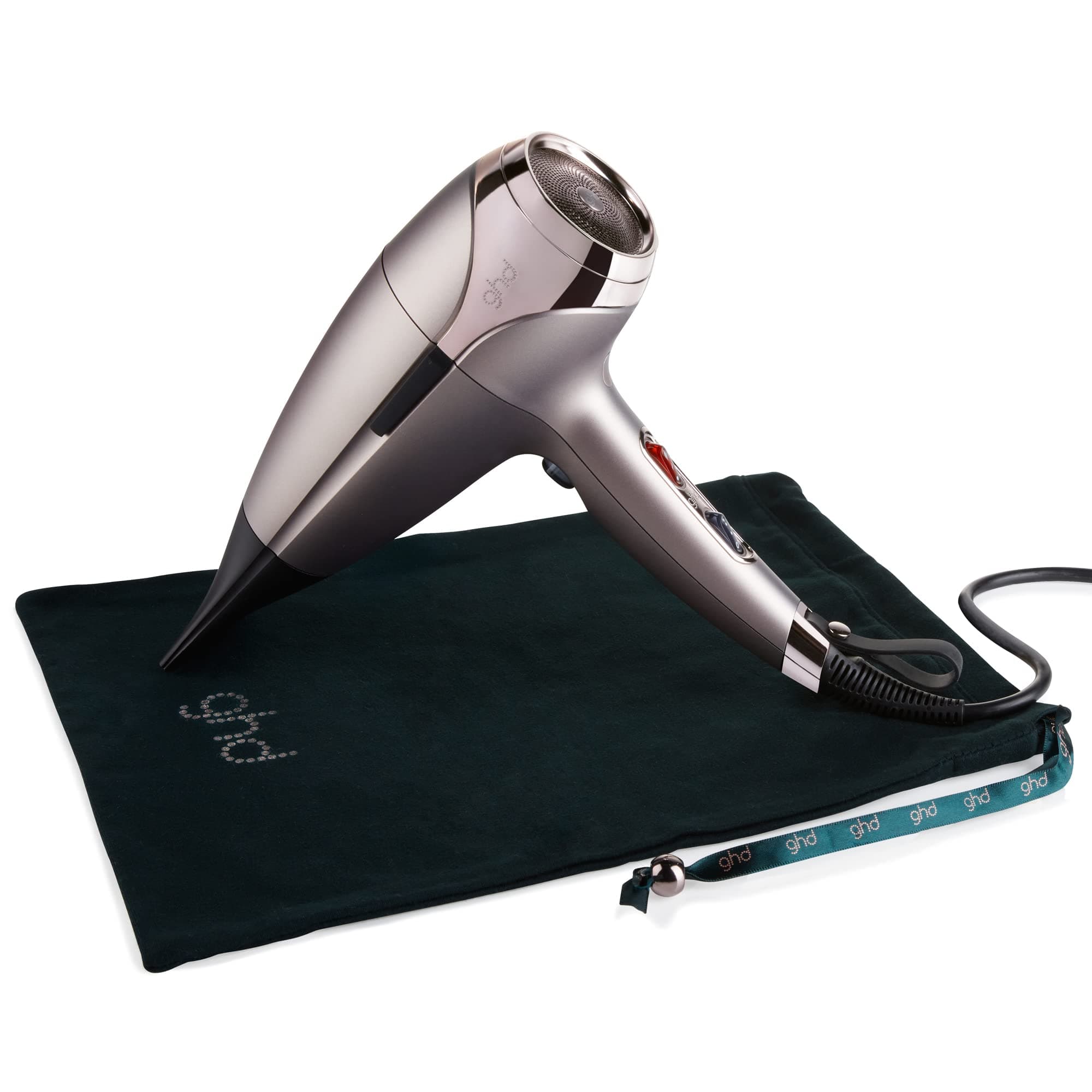 ghd Helios Hair Dryer - Professional Hairdryer (limited edition warm pewter gift set)