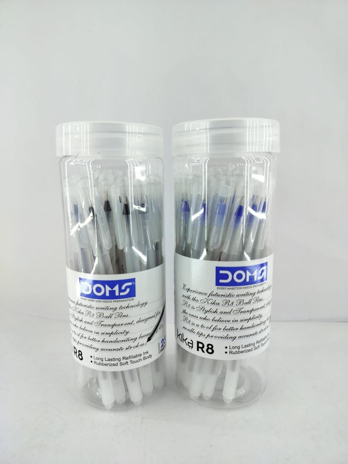 Kika R8 Blue Black Pen 50 Pcs