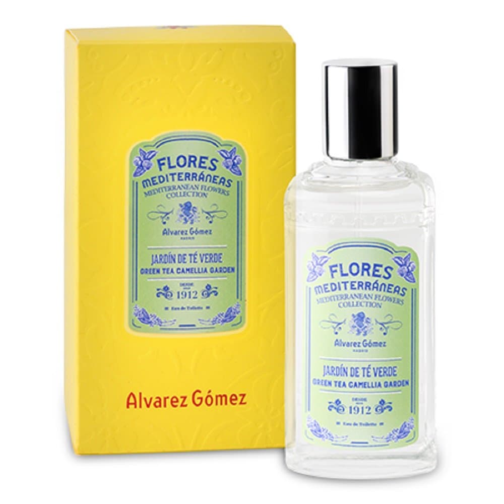 Alvarez Gomez Perfumes Mediterranean Flowers Eau de Toilette Spray, Green Tea Garden, 2.7 Fluid Ounce