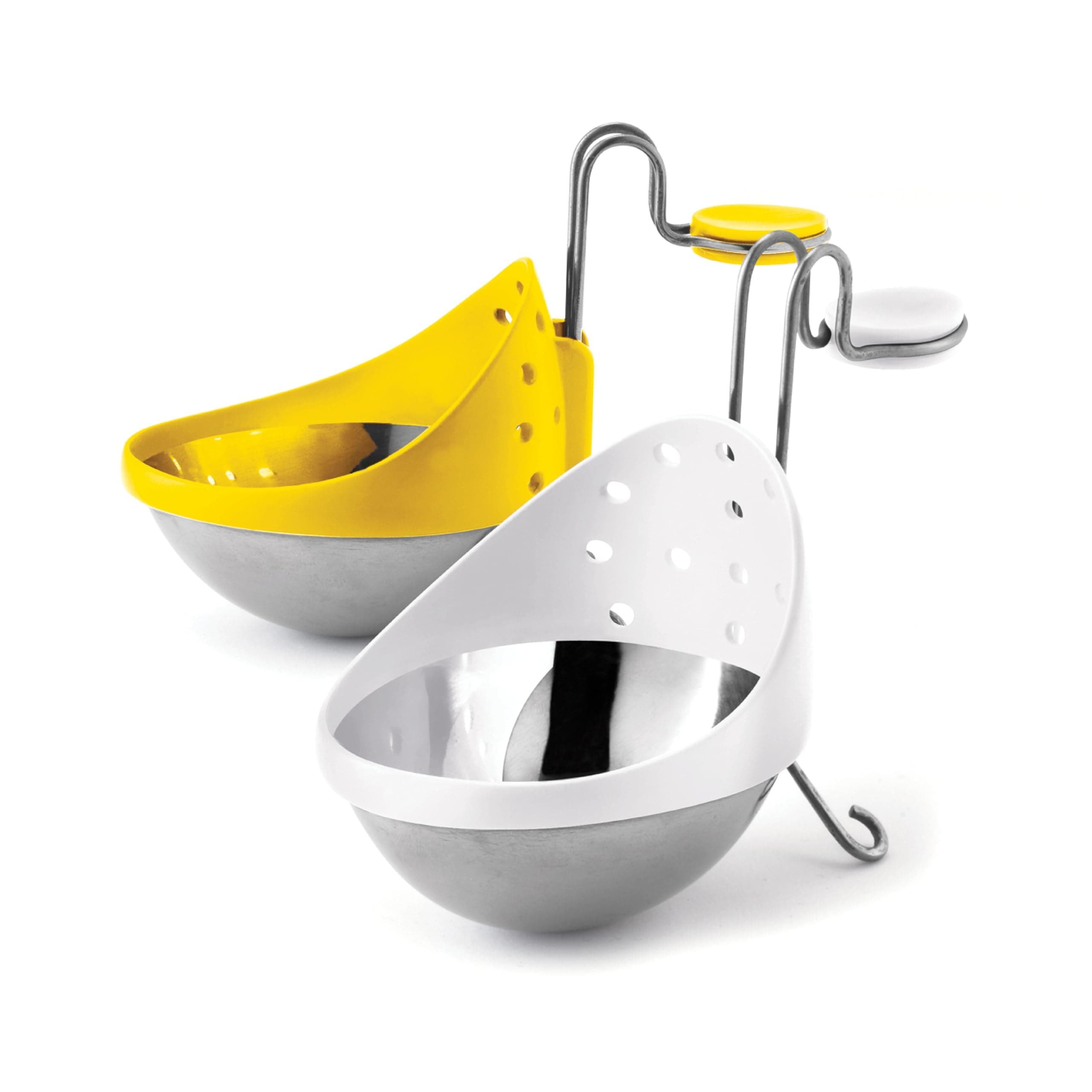 Cuisipro Stainless Steel Egg Poacher, Set of 2