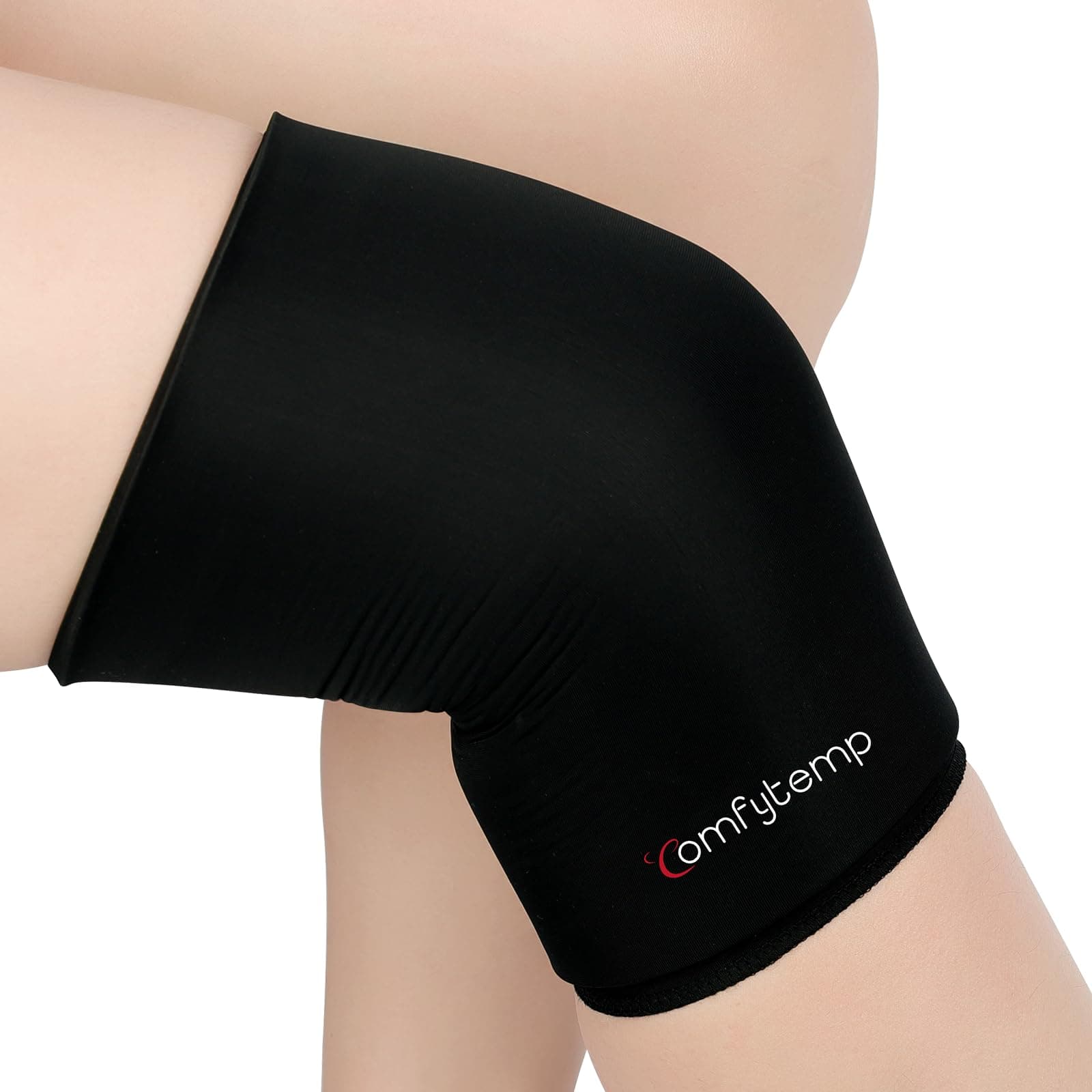 Comfytemp Knee Ice Pack Wrap for Swelling, Reusable Freeze Sleeve for Pain Relief, Gel Ice Pack for Injury, Meniscus Tear Knee Brace, Knees Compression Sleeve, Cold & Hot Therapy, Get Well Gift -L