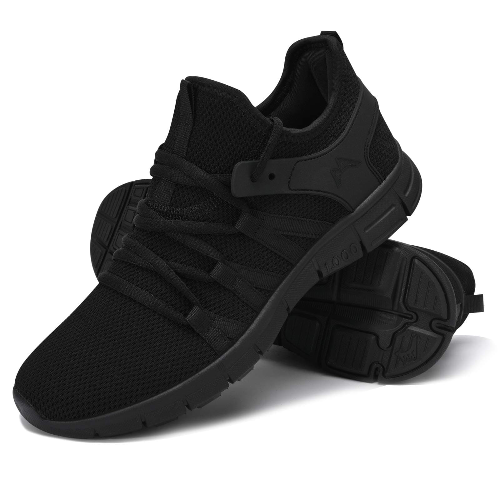 INZCOURunning Shoes Lightweight Tennis Shoes Non Slip Gym Workout Shoes Breathable Mesh Walking Sneakers