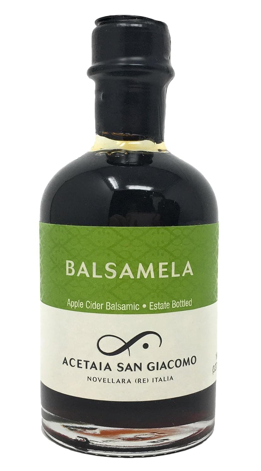 San Giacomo USDA Organic Balsamela Apple Balsamic Vinegar 3.37 fl oz (100ml)
