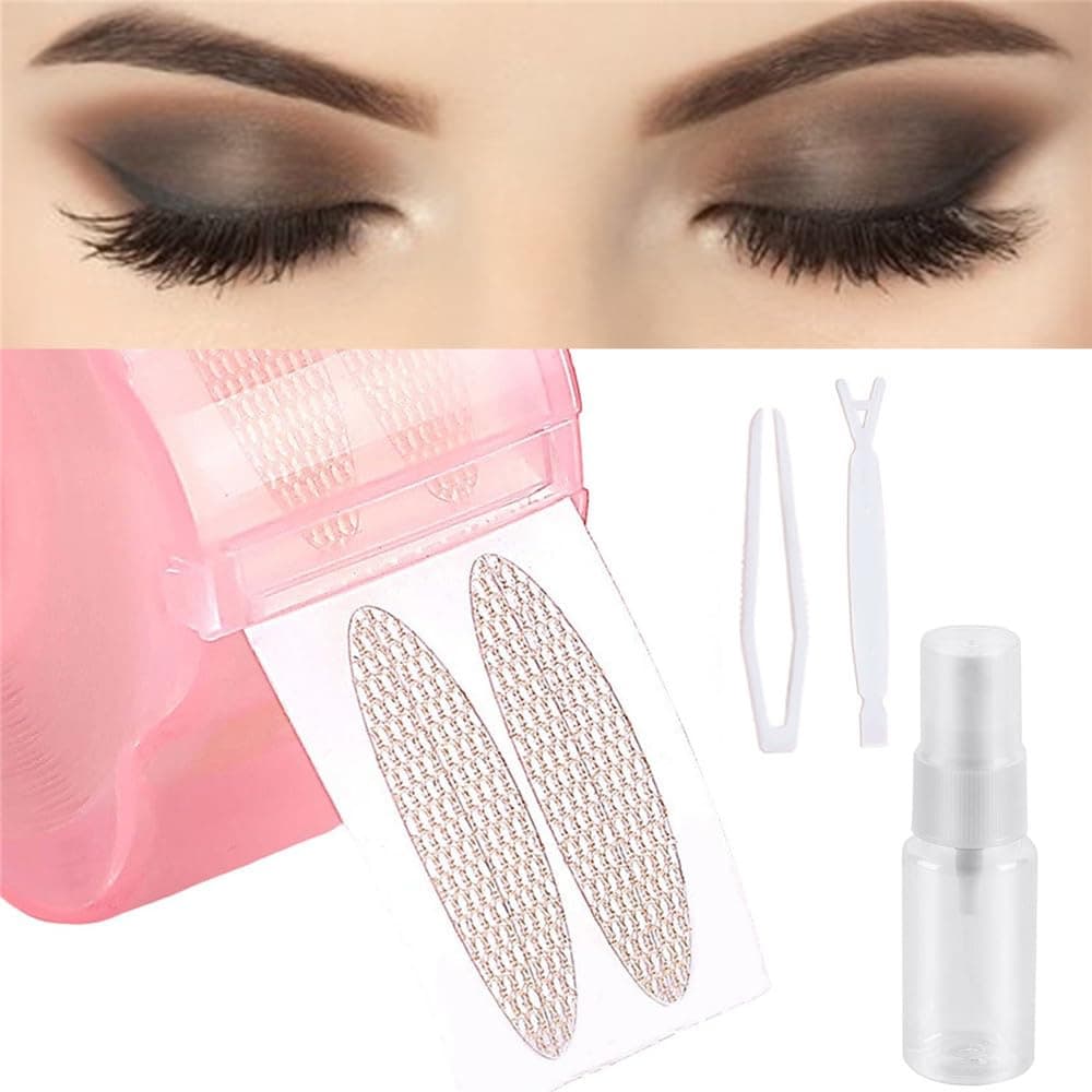 Eyelid Tape double eyelid lifter strips Invisible Eye Stickers Portable Breathable Natural Invisible Single Sided Double Self-Adhesive Eyelid Stickers Instant Eye Lift Stri (C)