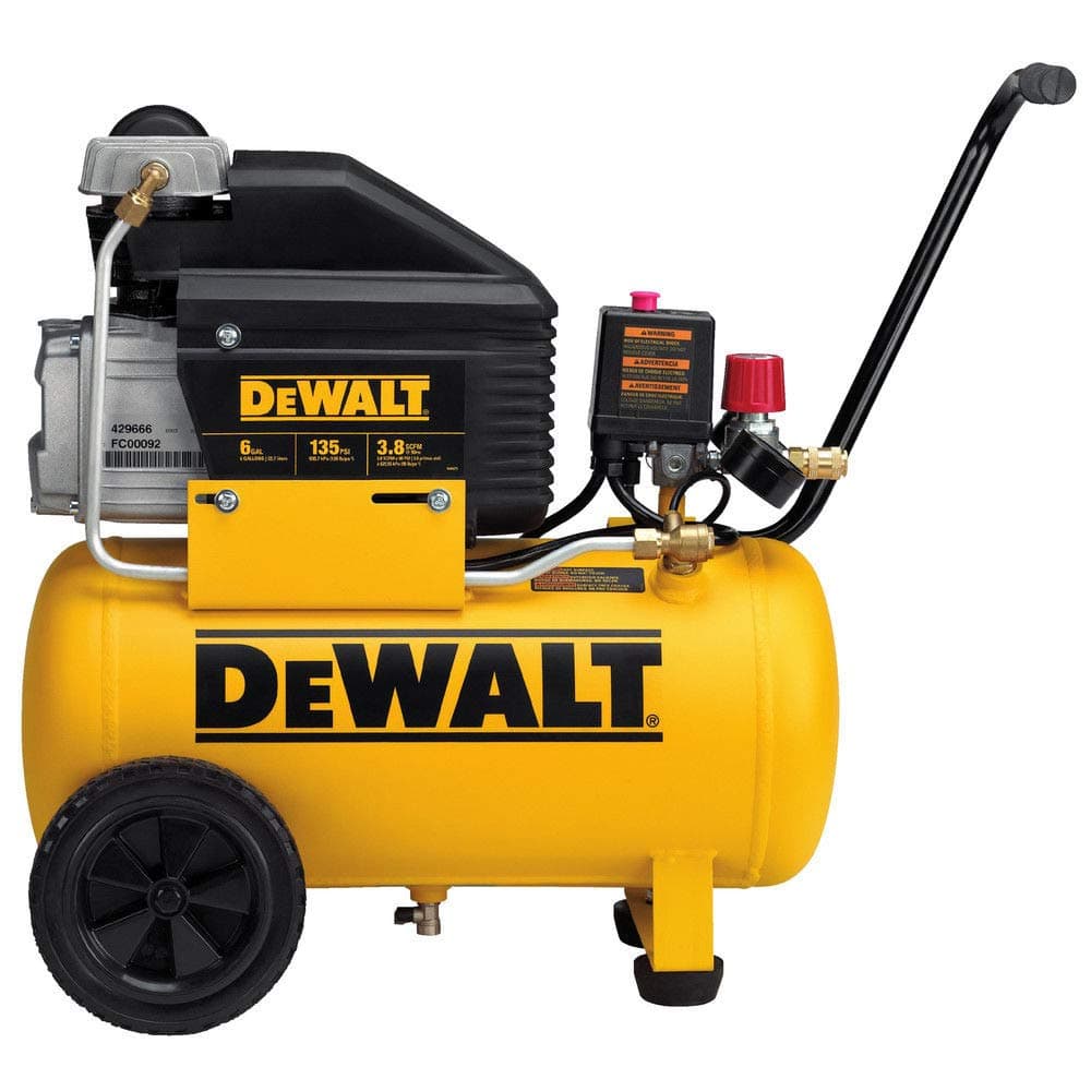 DEWALT D55166 6 gallon Horizontal Portable Electric Air Compressor