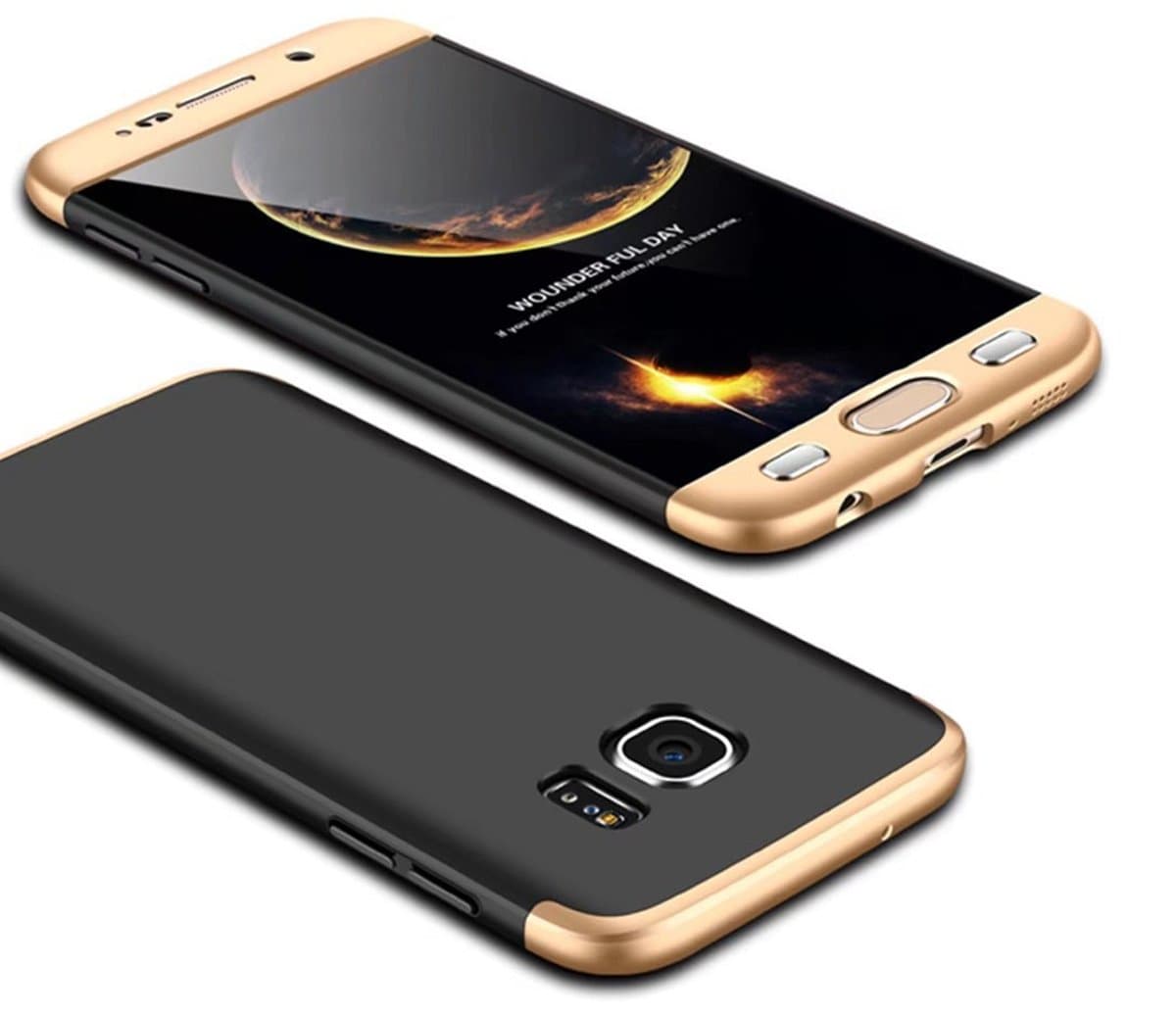 Adamark Galaxy S6/S6 Edge Case Cover 360 Degree Protection 3 in 1 Slim Shockproof Full Body Coverage Protective Case For Samsung Galaxy S6/S6 Edge