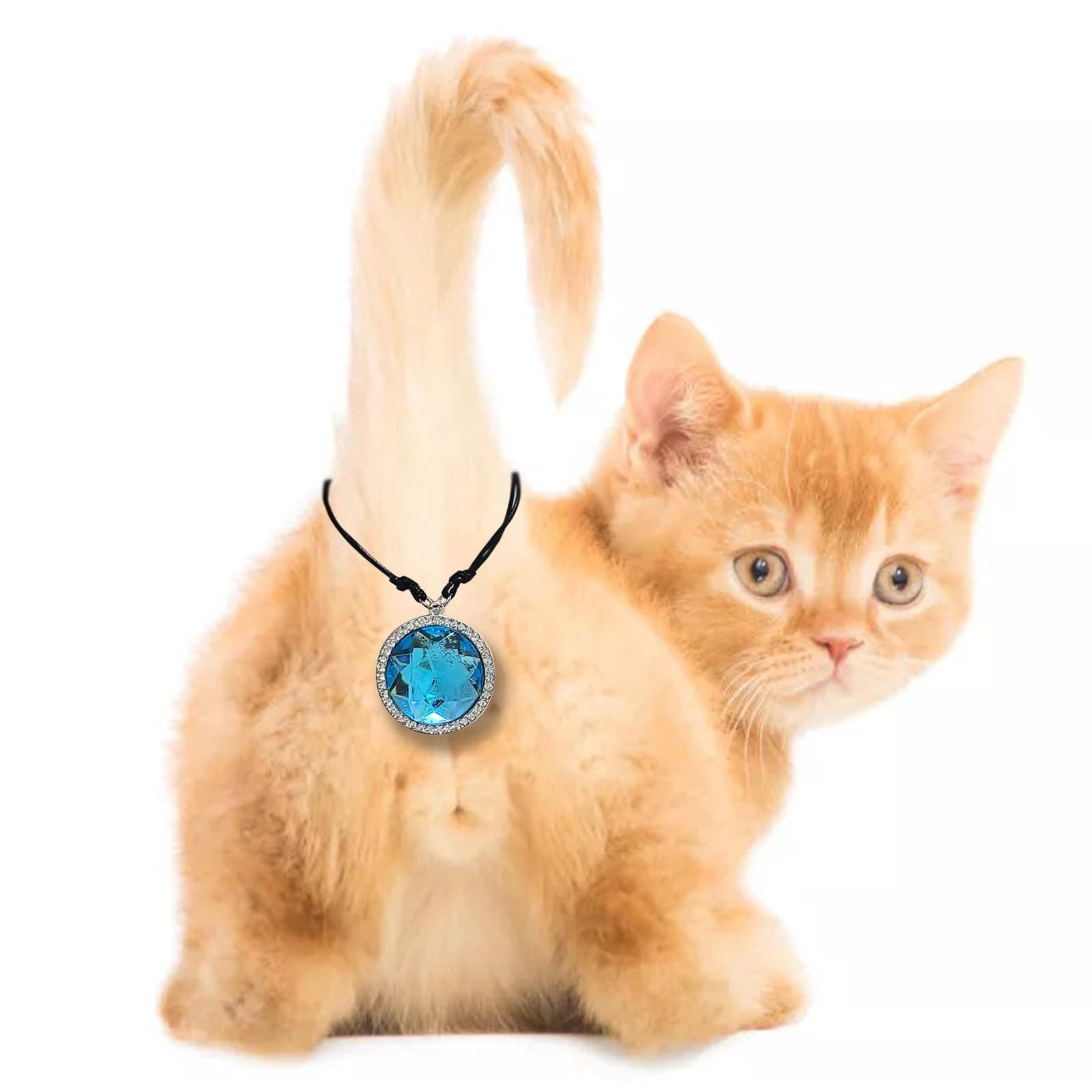 Cat Butt Jewel Cat'sTail Pet Toys Accessories cat Bum Cover Novelty Product Gag Gift