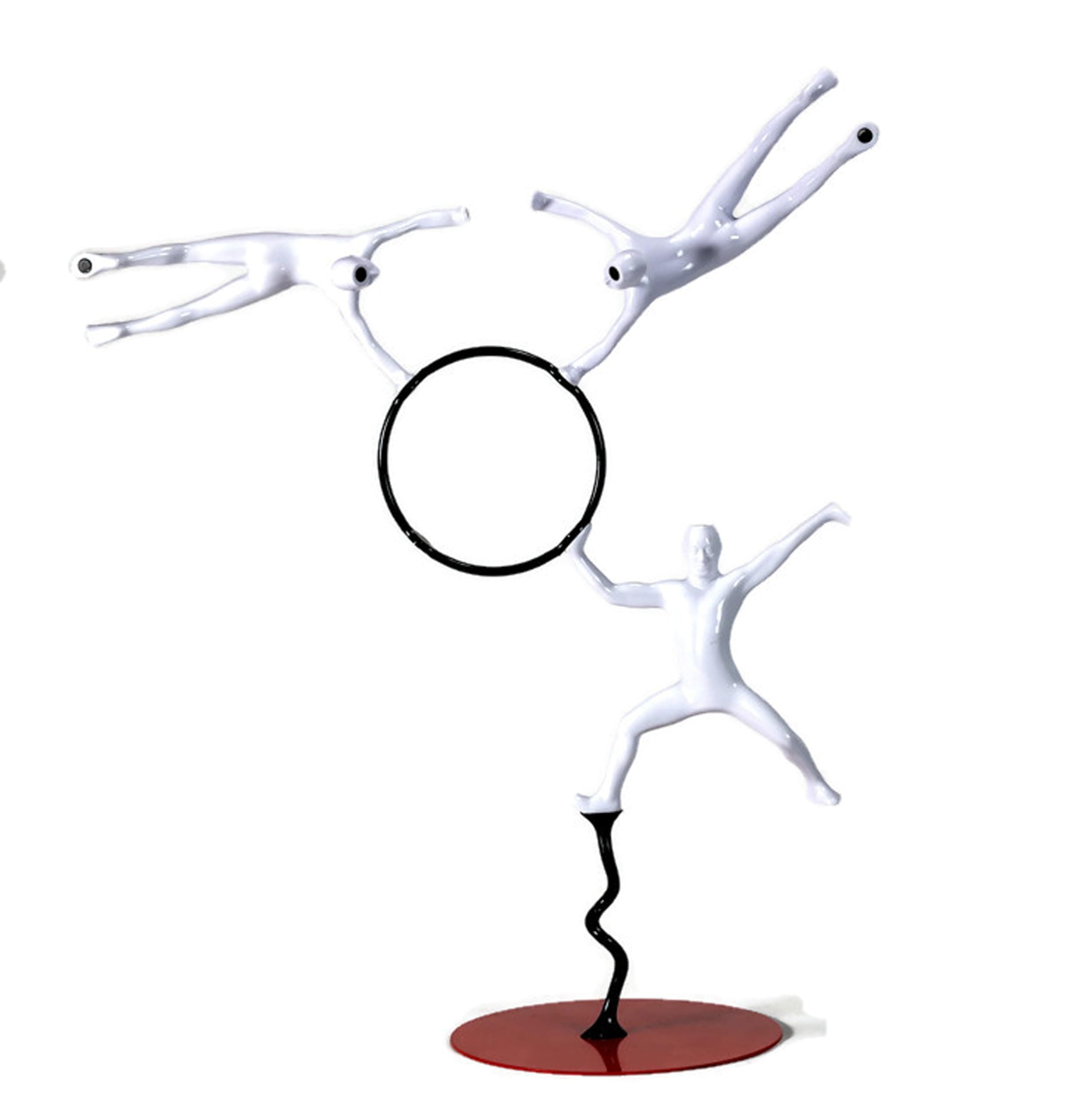 Magnetic ACROBATS EQUILIQUE by John Perry 3 Figure Set. Interactive Sculpture for Adults, an Educational Toy for Young Folk.