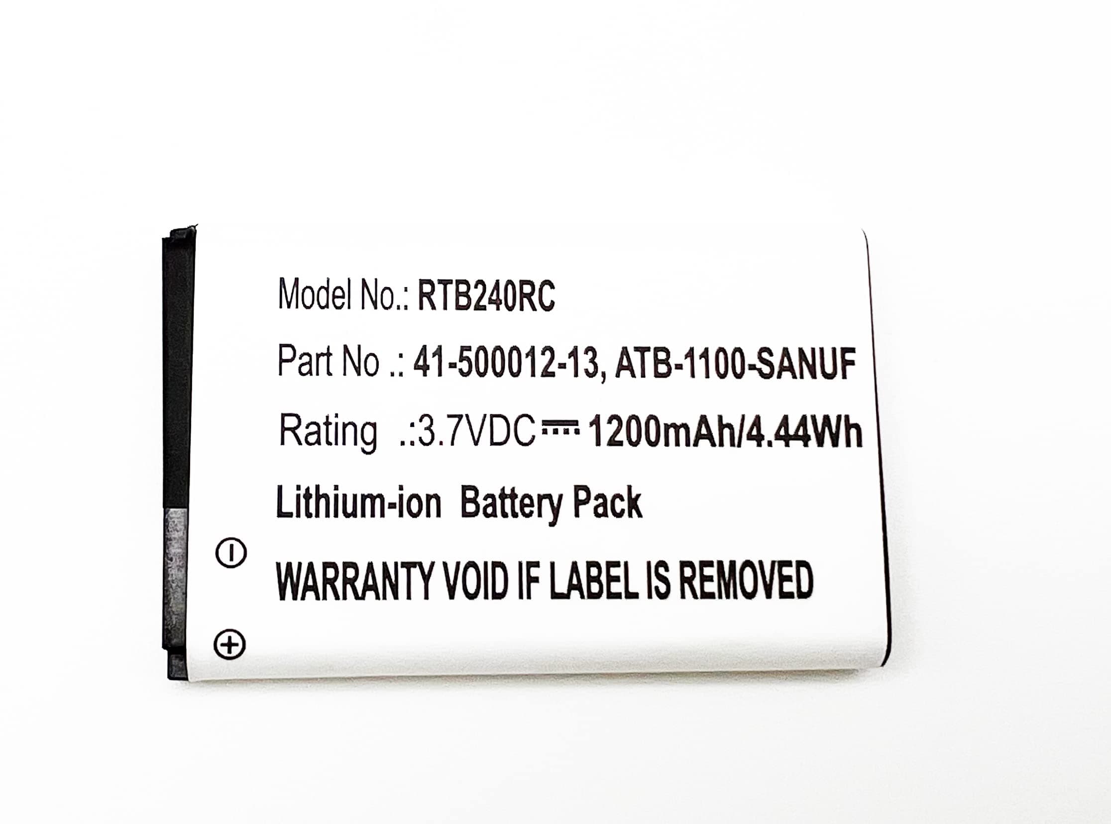 FITHOOD Replacement Battery for RTI Pro24.r Pro Pro24.i Pro24.r v2 Pro24.z 41-500012-13 ATB-1100-SANUF