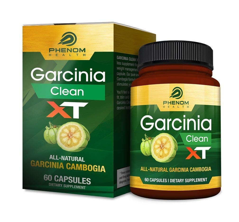 Garcinia Clean XT - All Natural Garcinia cambogia Supplement - 60 Capsules