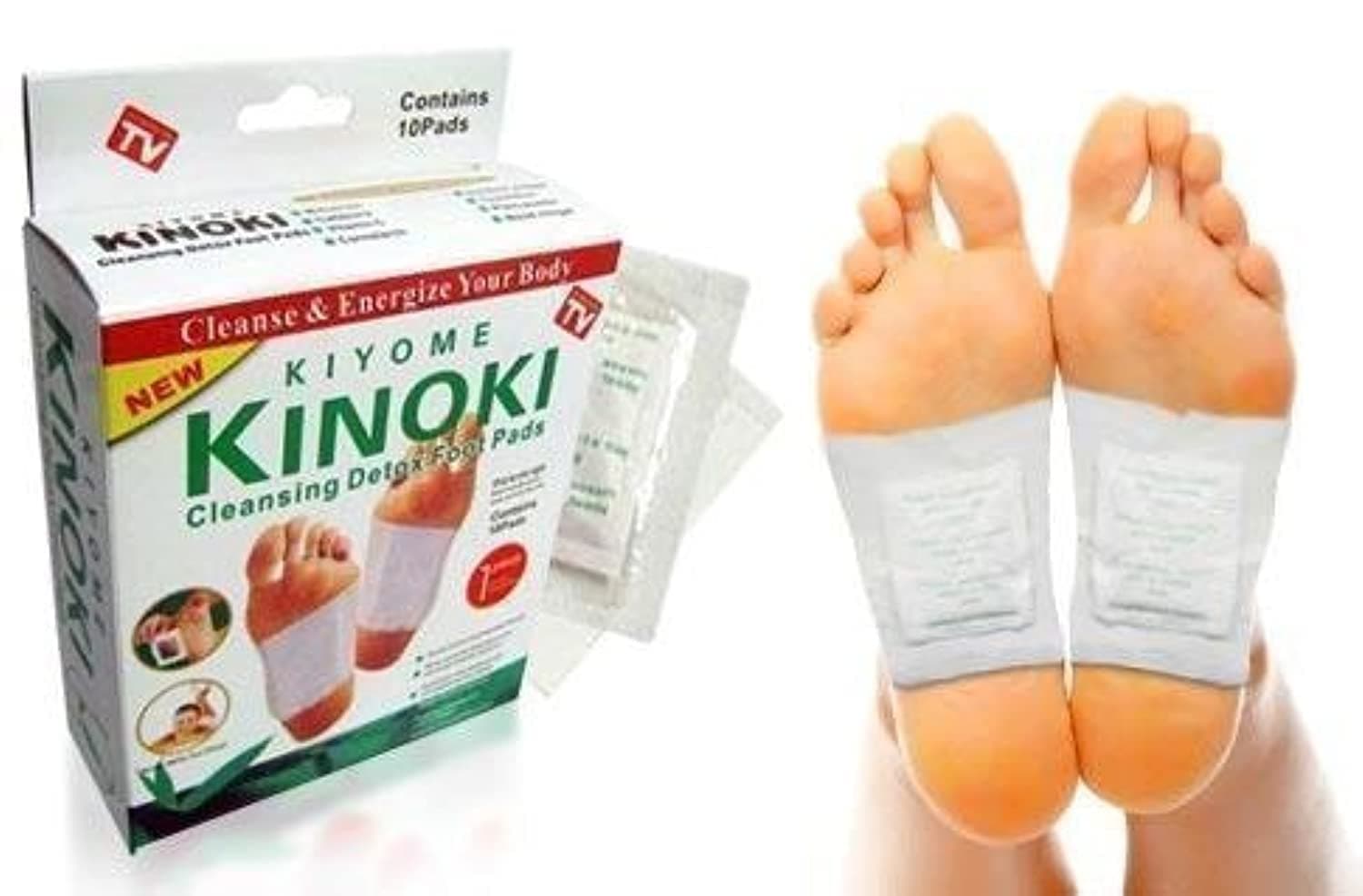 Kinoki Detox Foot Pads 5 Packs of 10pc Each