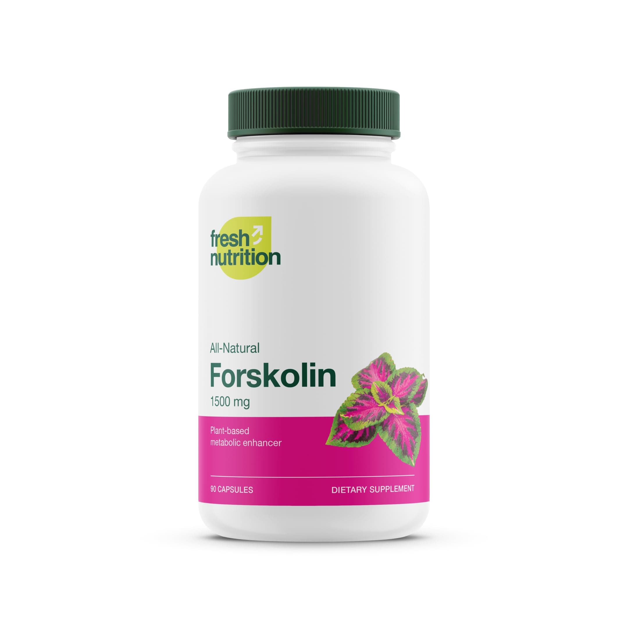 Forskolin Supplement - Potent 1500mg Coleus Forskohlii Extract with 20% Forskolin HPLC - Vegan - Non GMO, Gluten-free - 90 Capsules