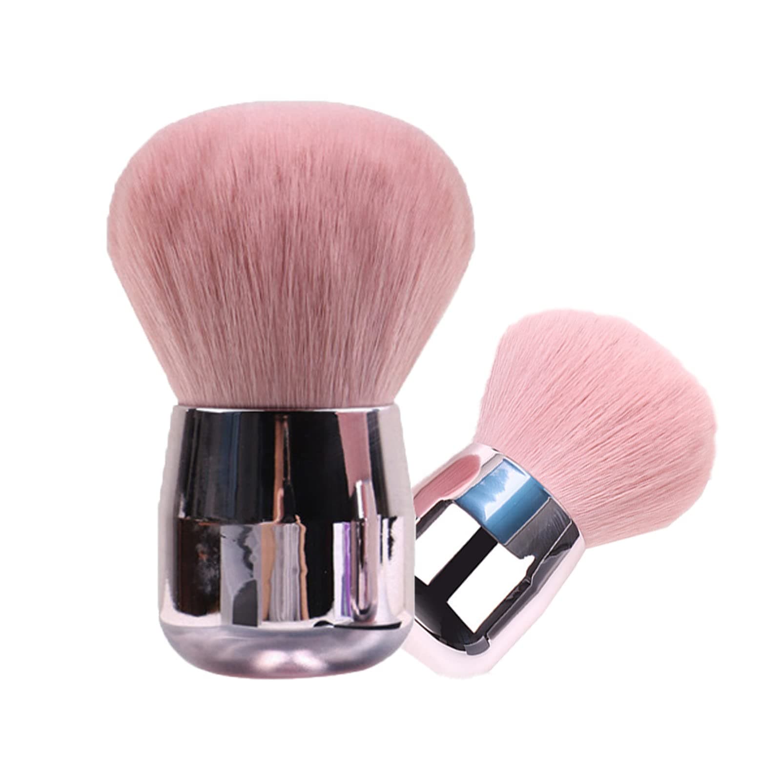 YAFIYGILoose Powder Brush Large Pink Powder Foundation Brush Flat Arched Perfect For Blending Liquid,Concealer, Powder,Buffing and Flawless Cream