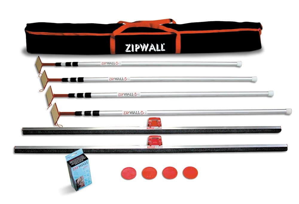 ZipWall 4PL Plus Kit with Carry Bag, 4-Pack