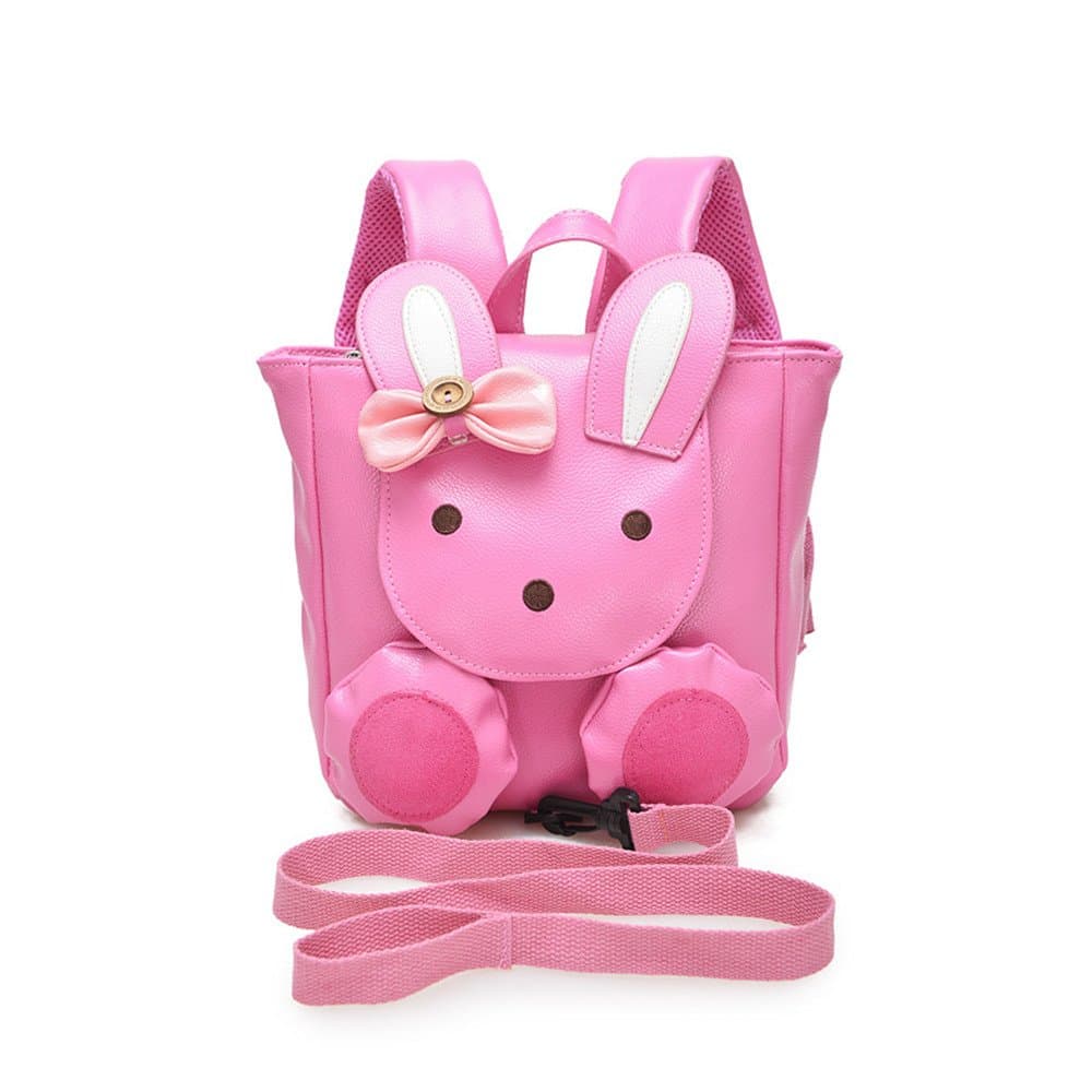 Girls Lovely Rabbit Pink Backpacks School Bags Travel Bags for Kids Children