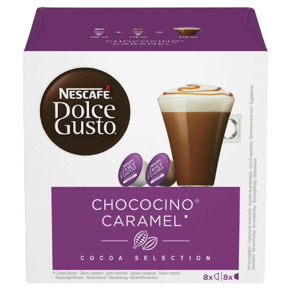 Nescafé Dolce Gusto Chococino Caramel Pods, 16 Capsules