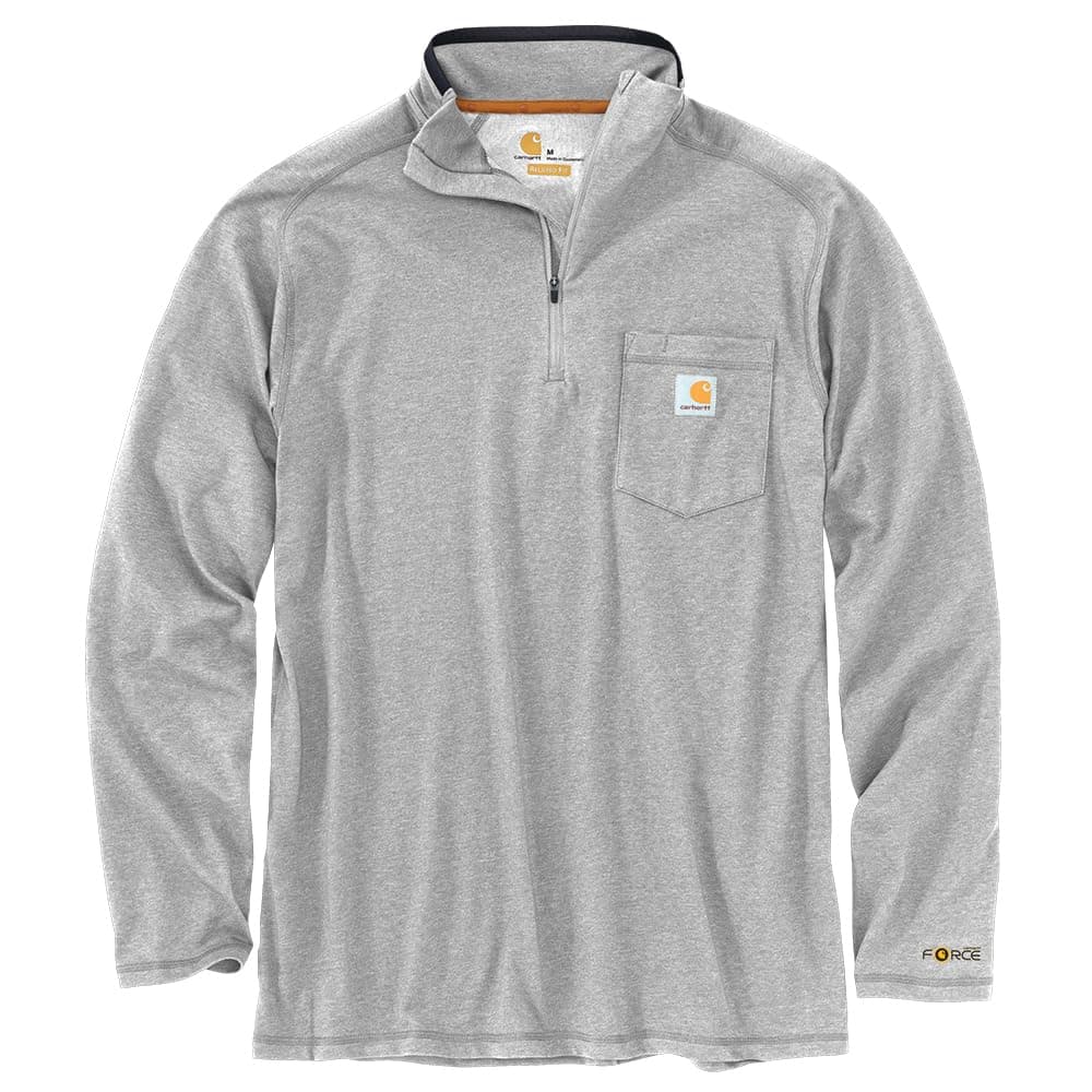 Men's 104255 Force® Relaxed Fit Quarter Zip Pocket T-Shirt