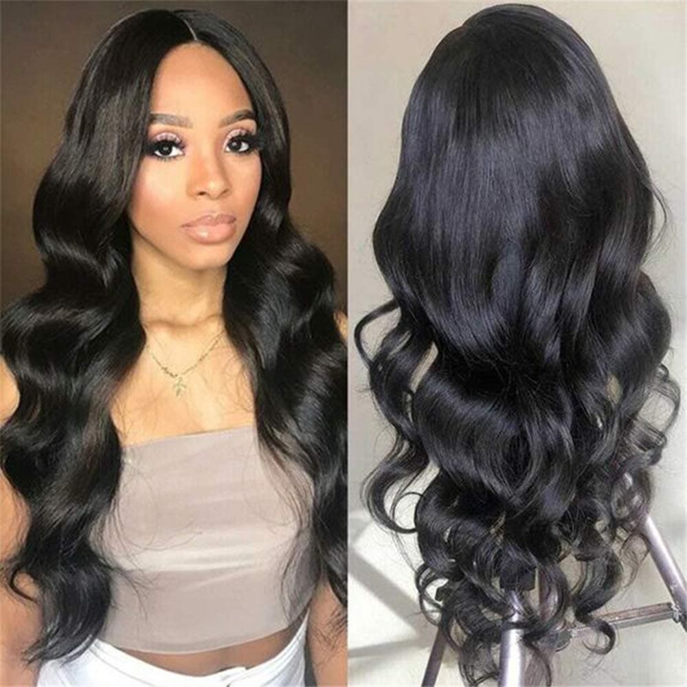 HALAMODO Curly Full Lace Wig Human Hair With Baby Hair Brazilian Human Hair Wig Natural Colorq Glueless Full Lace Human Hair Wigs For Black Women (65cm)