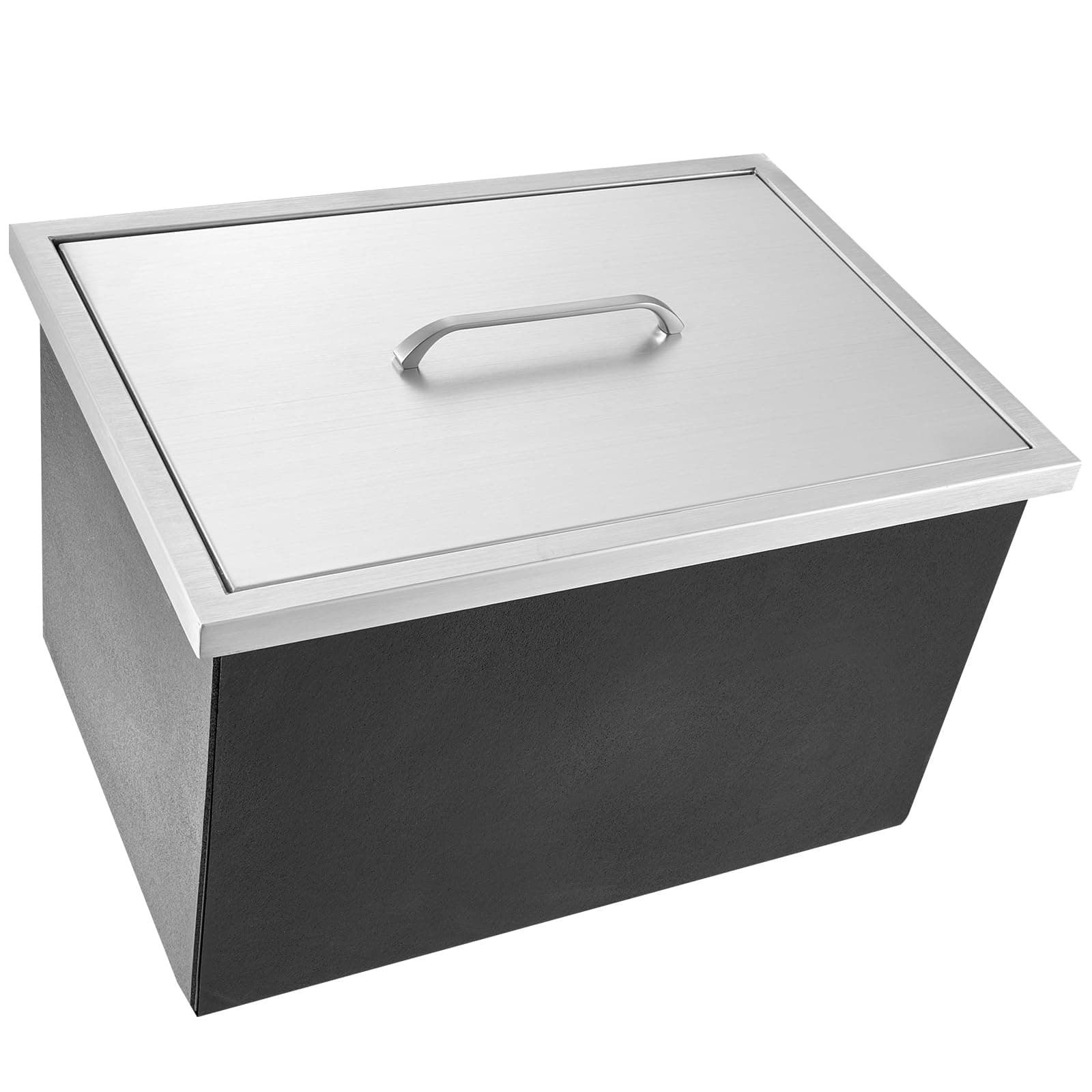 Happybuy Cooler Ice Chest Cover Stainless Steel Insulated Wall Drop 20.6x13.6x12.6 Inch Drop