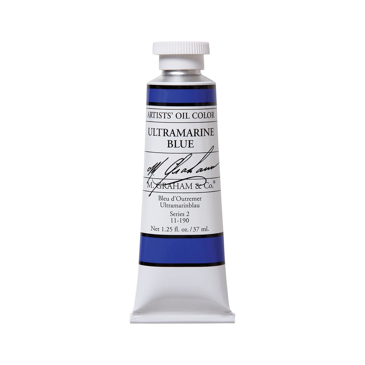 M. Graham Artist Oil Paint Ultramarine Blue 1.25oz/37ml Tube by M. Graham & Co.