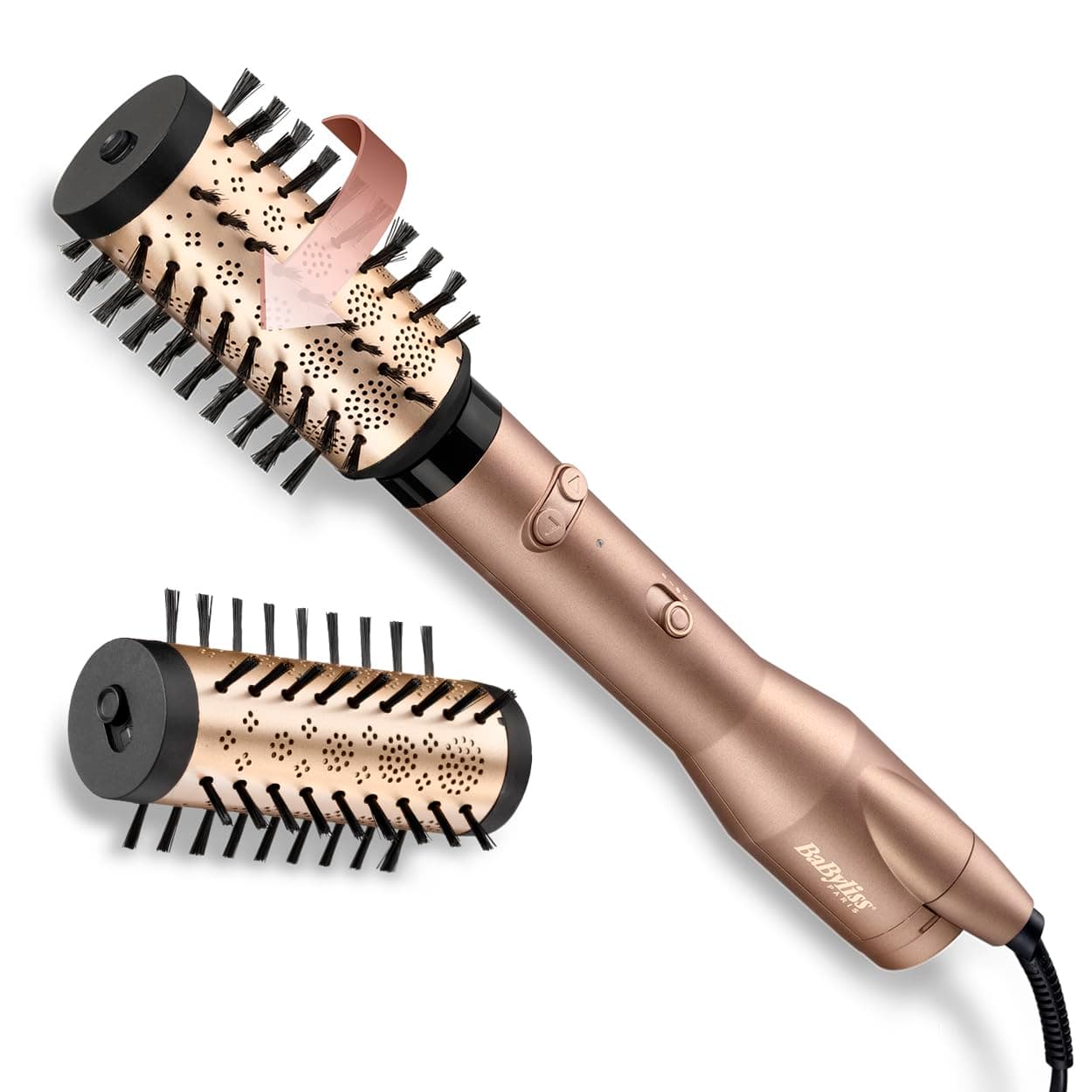 Big Hair Dual Rotary Blower Brush for Volume, Shaping and Shine AS952E