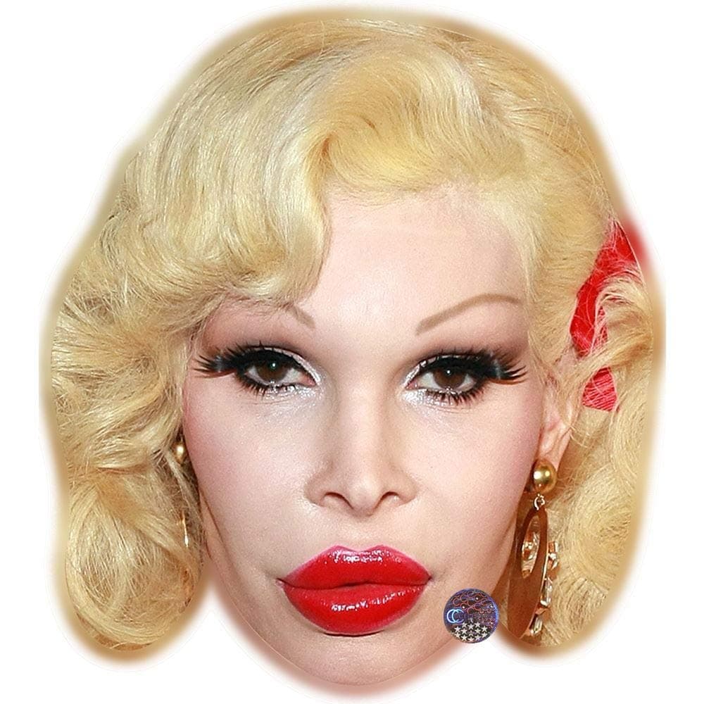 Celebrity Cutouts Amanda Lepore (Red lip) Big Head. Larger than life mask.
