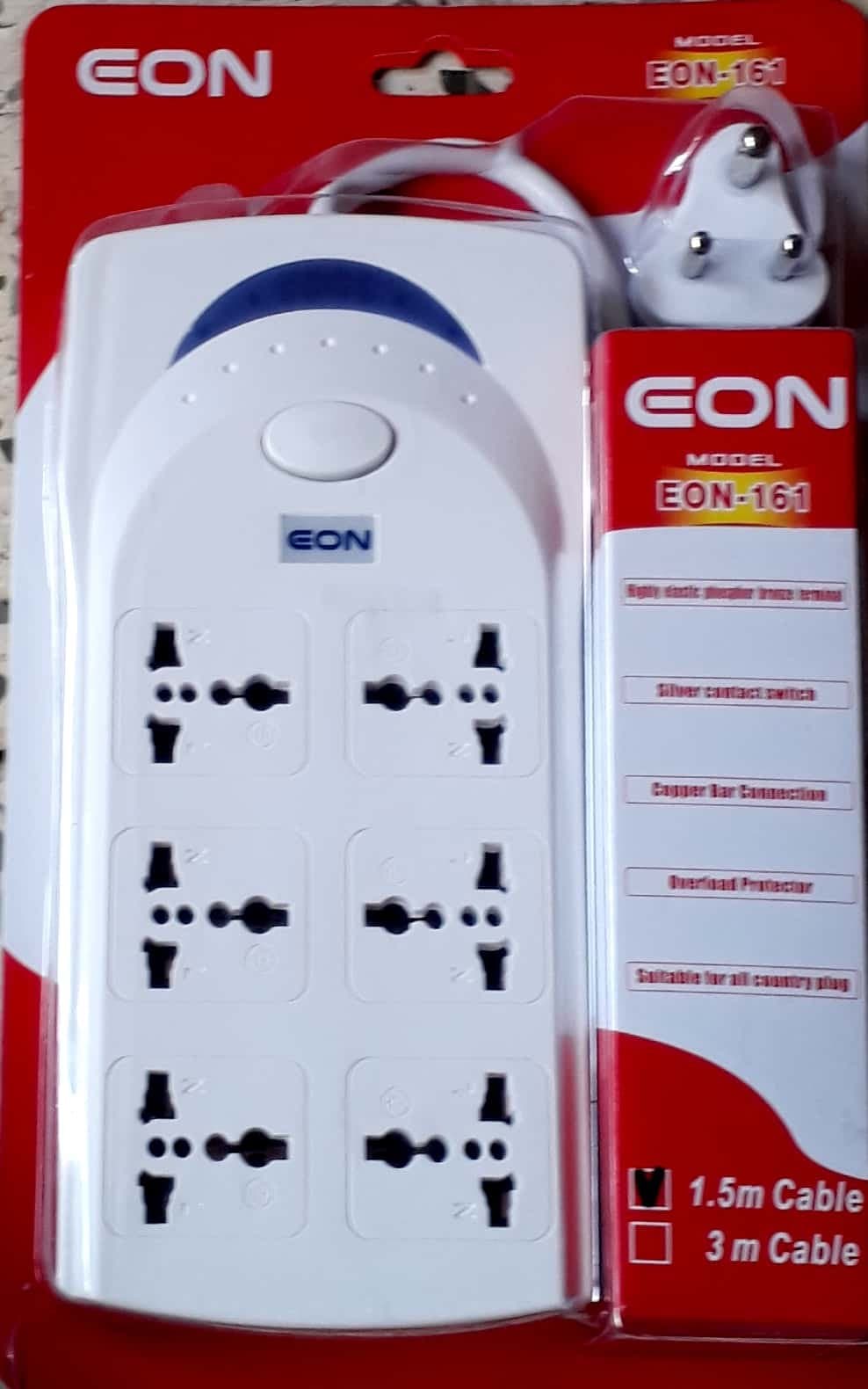 Eon Extension Socket/Extension Board/Spike Gauard - 6 Outlet Eon 161