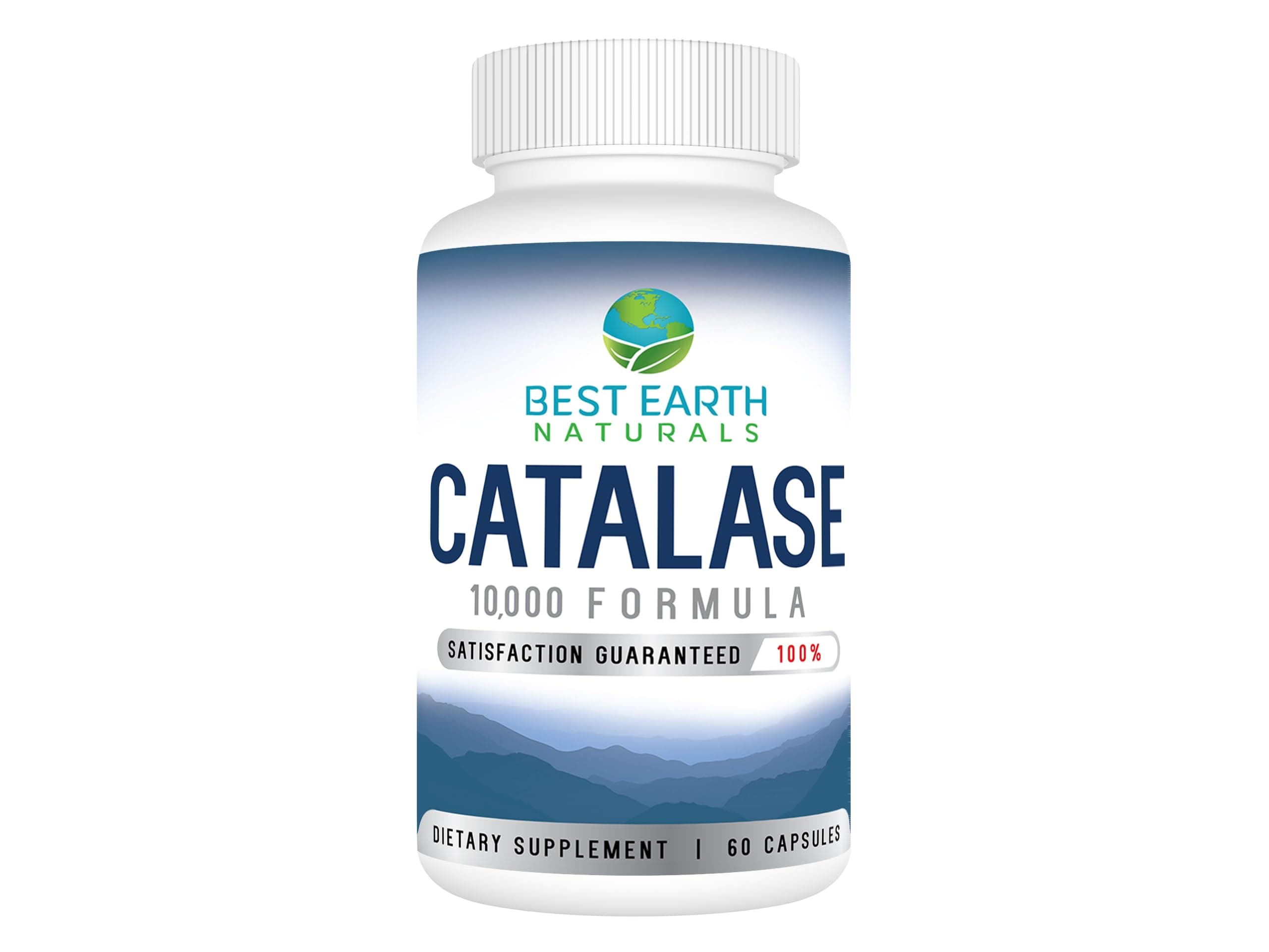 Best Earth Naturals Catalase Supplement 10,000 with Saw Palmetto, Biotin, Fo-Ti, PABA - Hair Supplements for Strong Hair - 60 Capsules