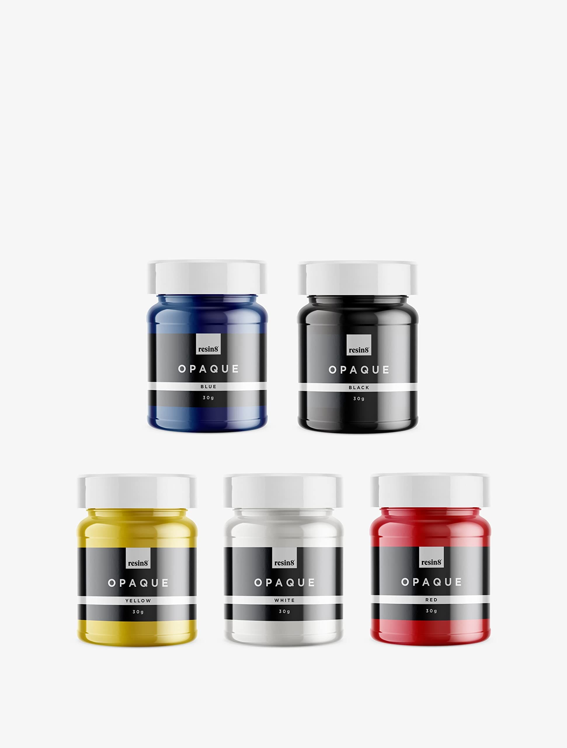 Opaque, Strong, Vibrant Pigment for Epoxy Resin - 5 x 30g - ESSENTIALS