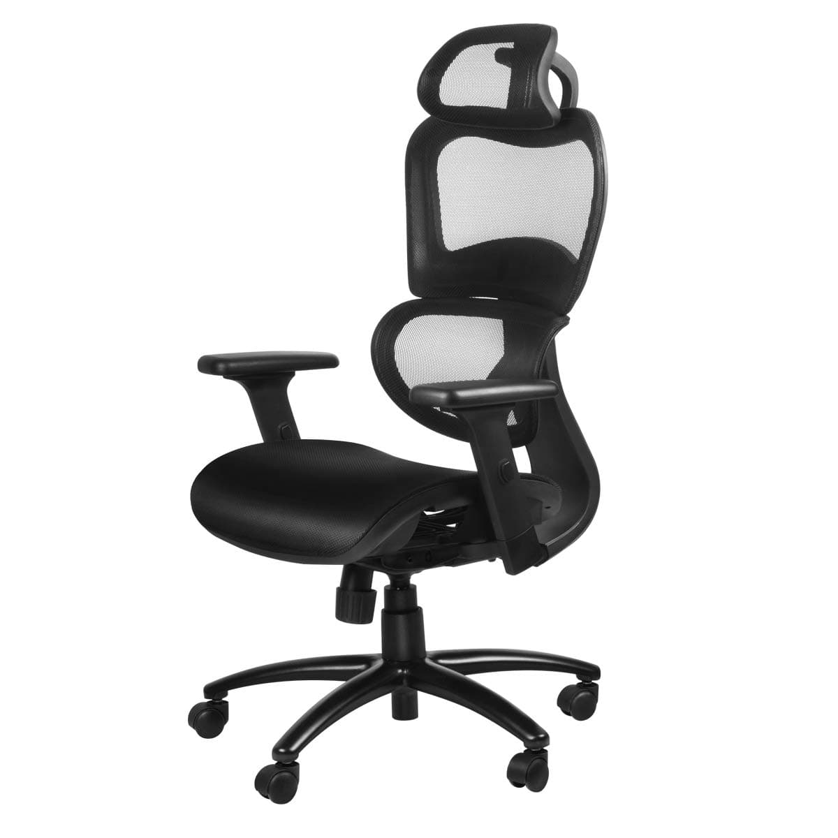 Duramont Ergonomic Office Chair with Lumbar Support - High Back Executive Chair with Breathable Mesh - Desk and Task Chair with Adjustable Head & 3D Arm Rests, Seat Height - Reclines