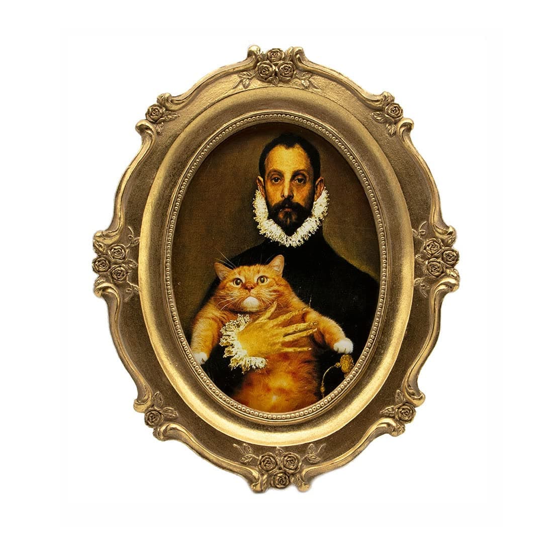 SIKOO Vintage Picture Frame Antique Ornate Gold Photo Frame Tabletop and Wall Hanging with High Definition Glass Front for Home Decor, Photo Gallery, Art (4x6)