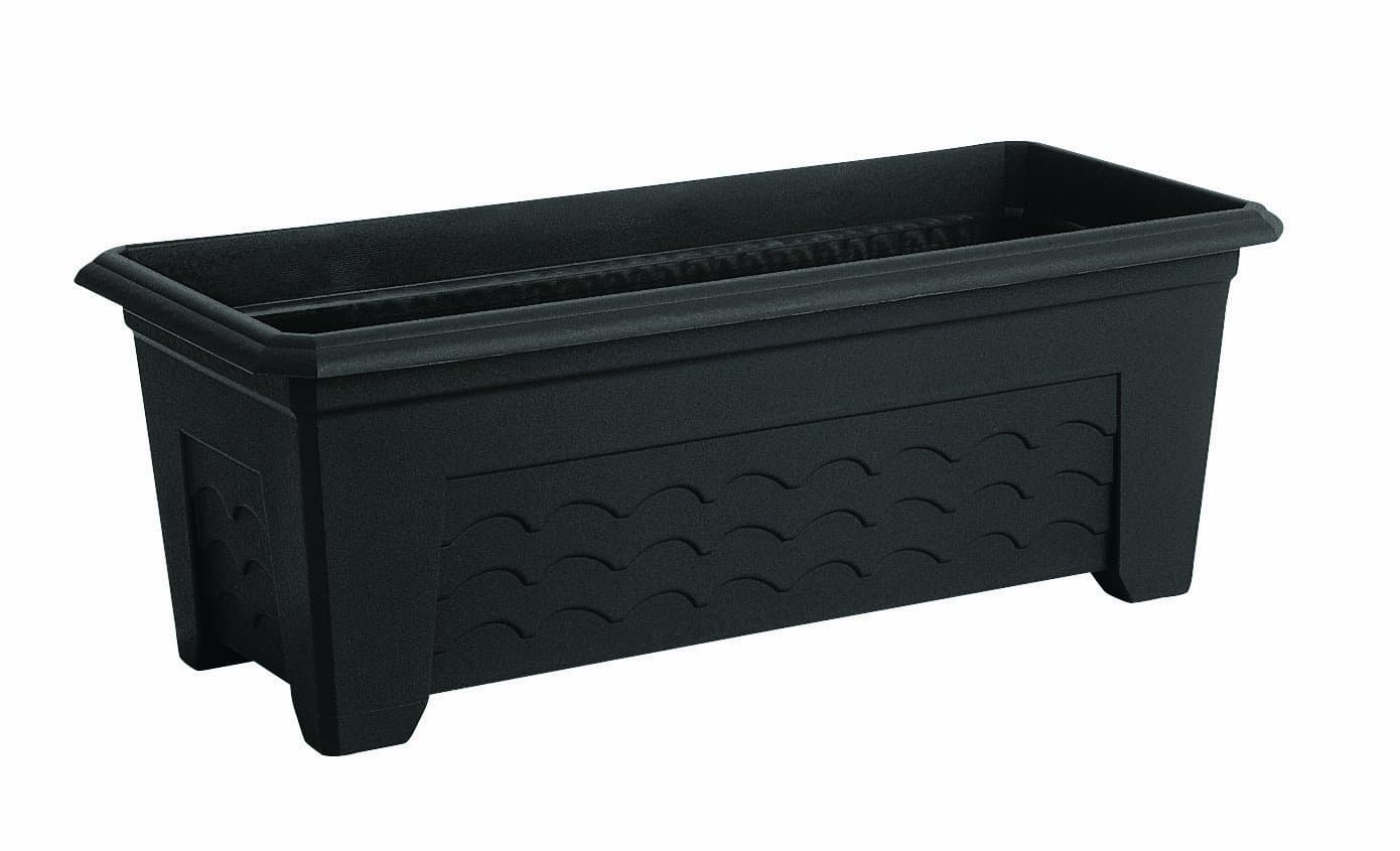 Emsa 505095 TERRA GRANDE planter, 80 x 35 x 30 cm, anthracite