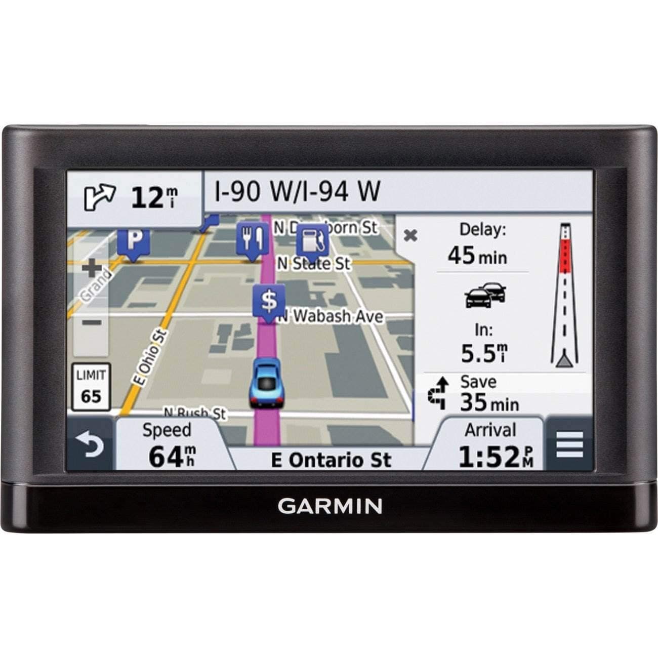 Garmin nüvi 55LMT GPS Navigators System with Spoken Turn-By-Turn Directions, Preloaded Maps and Speed Limit Displays (Lower 49 U.S. States)-(Renewed)