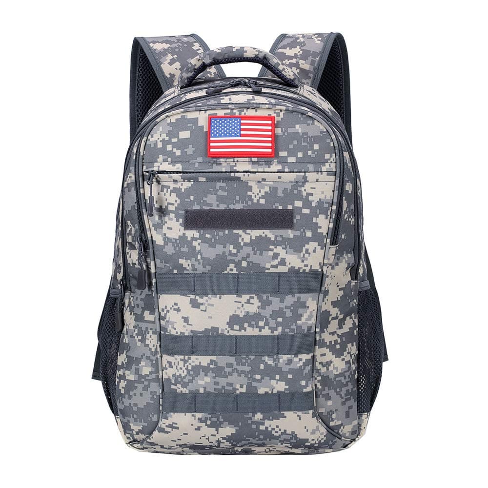 Camo Backpack,Military Boys Backpacks for School,40L Army Bookbag with USB Charging Port Waterproof