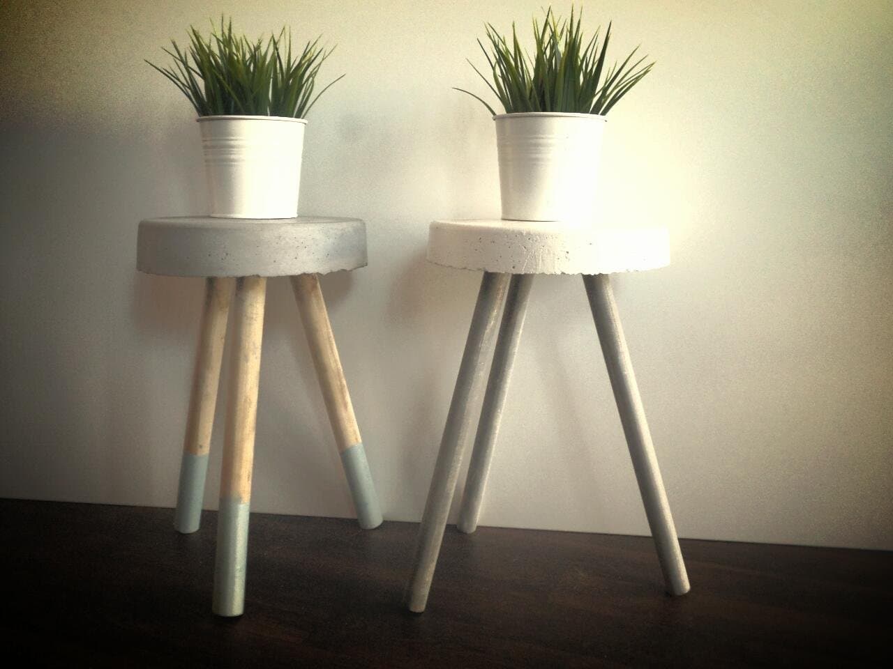Super cute modern stool, plant stand