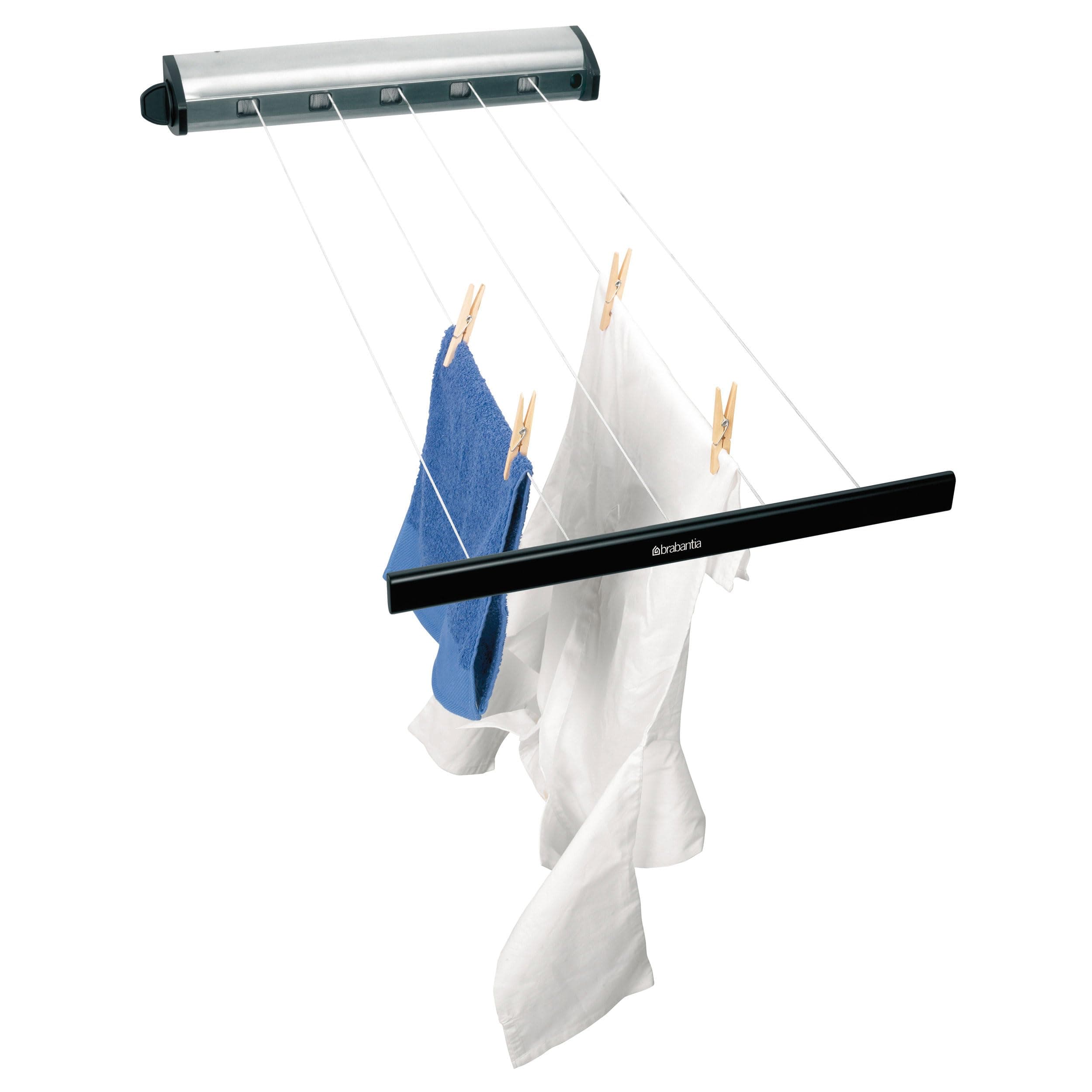 BrabantiaRetractable Indoor Washing Line, Stainless Steel, 385766