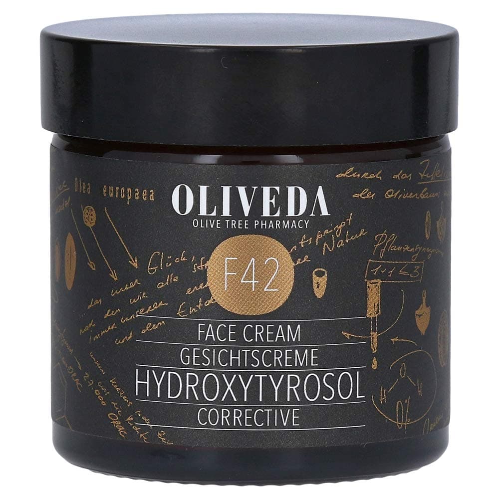 Oliveda F42 - Face Cream Hydroxytyrosol Corrective | Rich Cream for Day & Night - Moisturising & Anti-Ageing Care - 60 ml