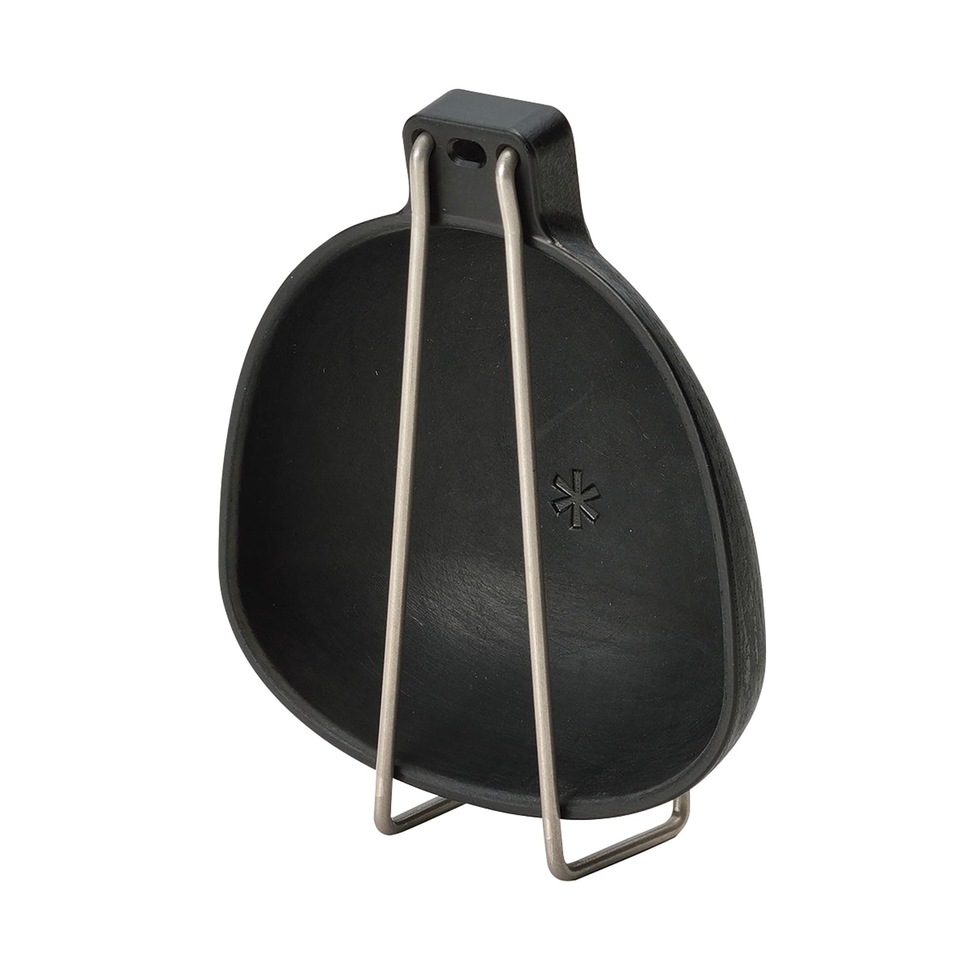 Folding Nylon Cooking Ladle for Camping/Hiking, Black