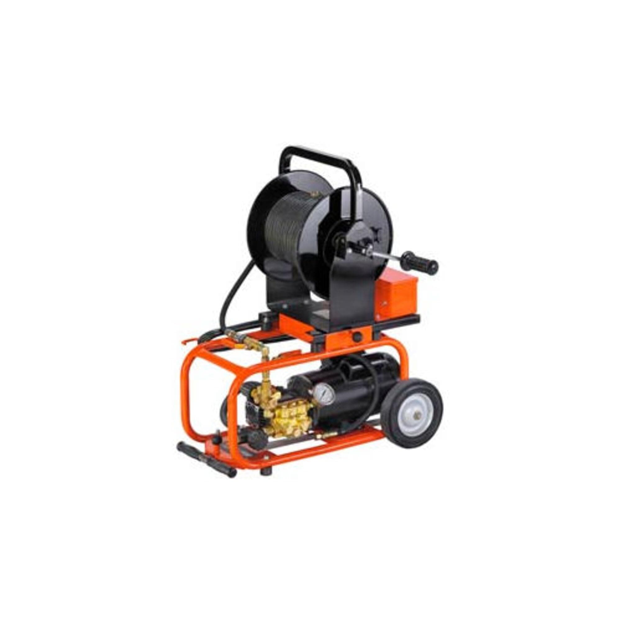 General Wire Electric Water Jet Drain W/150' x 1/4" Hose, 75' x 1/8" Hose & (2) Nozzle Sets,JM-1450-C