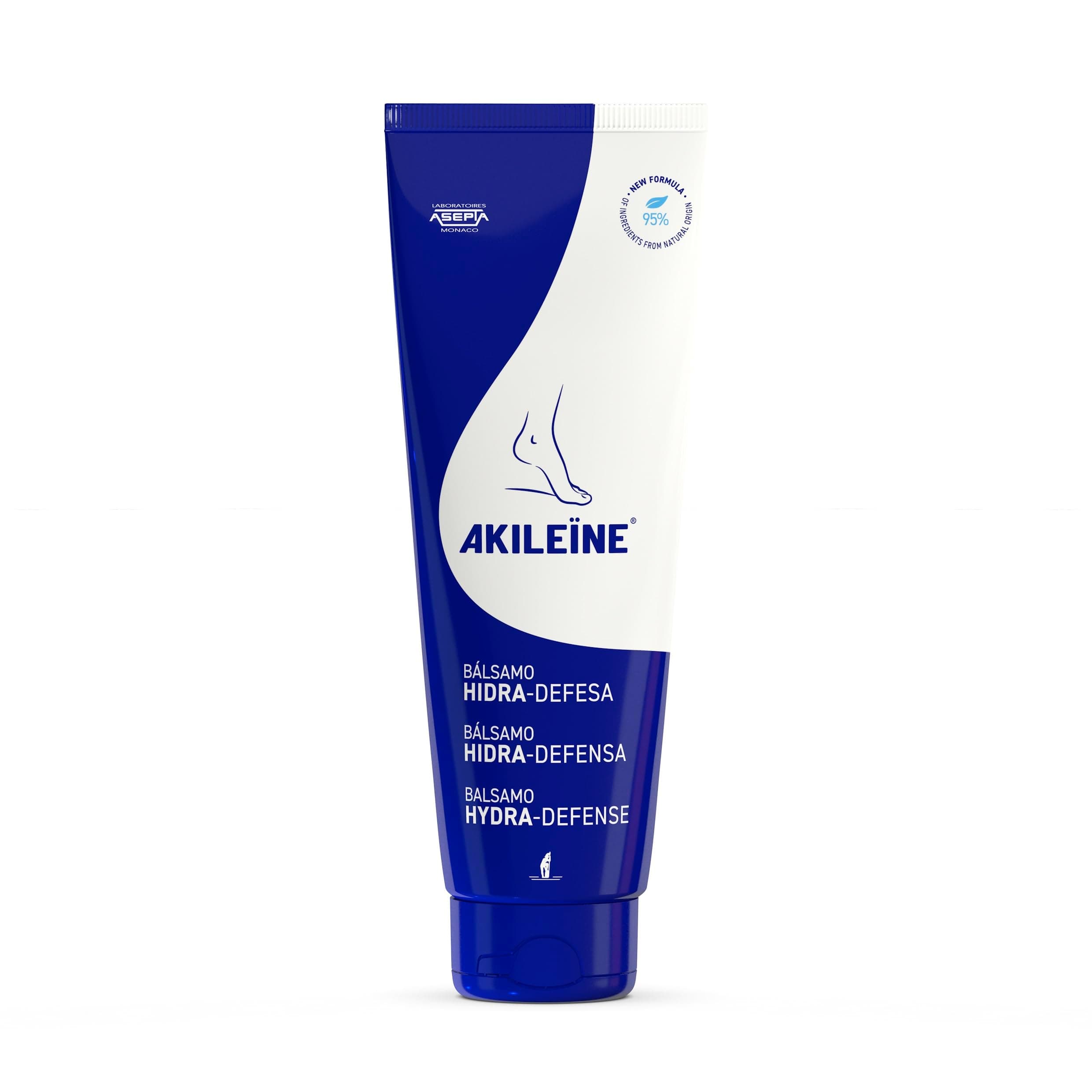 AKILEINE HYDRA DEFENCE BALM 125ML - Foot Cream - Repair cracked heels - Moisturizing foot balm - Hydrating foot cream - Soothing relief for feet - Foot repair cream