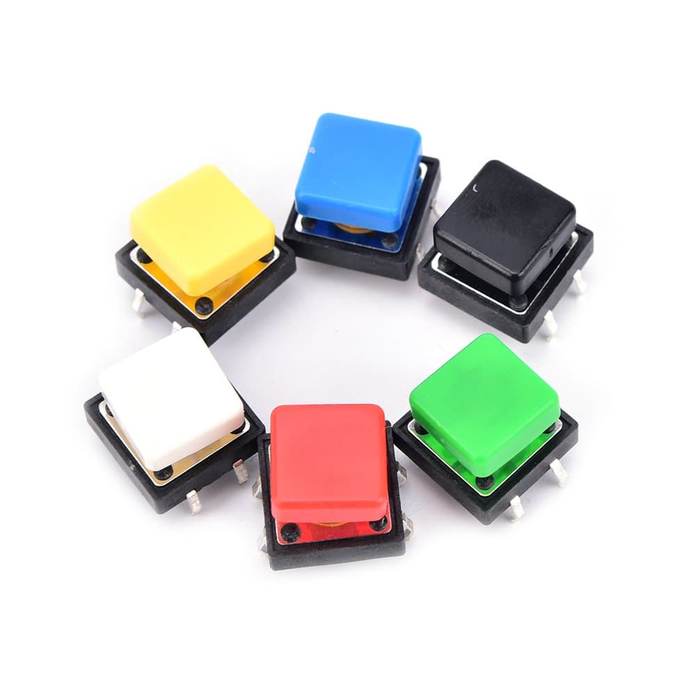 Button Micro Switch - 2019 Tactile Push Button Switch Momentary Micro Tact Cap 20pcs - Knives Blades Module Pointer Button Assortment Push Blade Board Hardware Latching Disposal Momentary La
