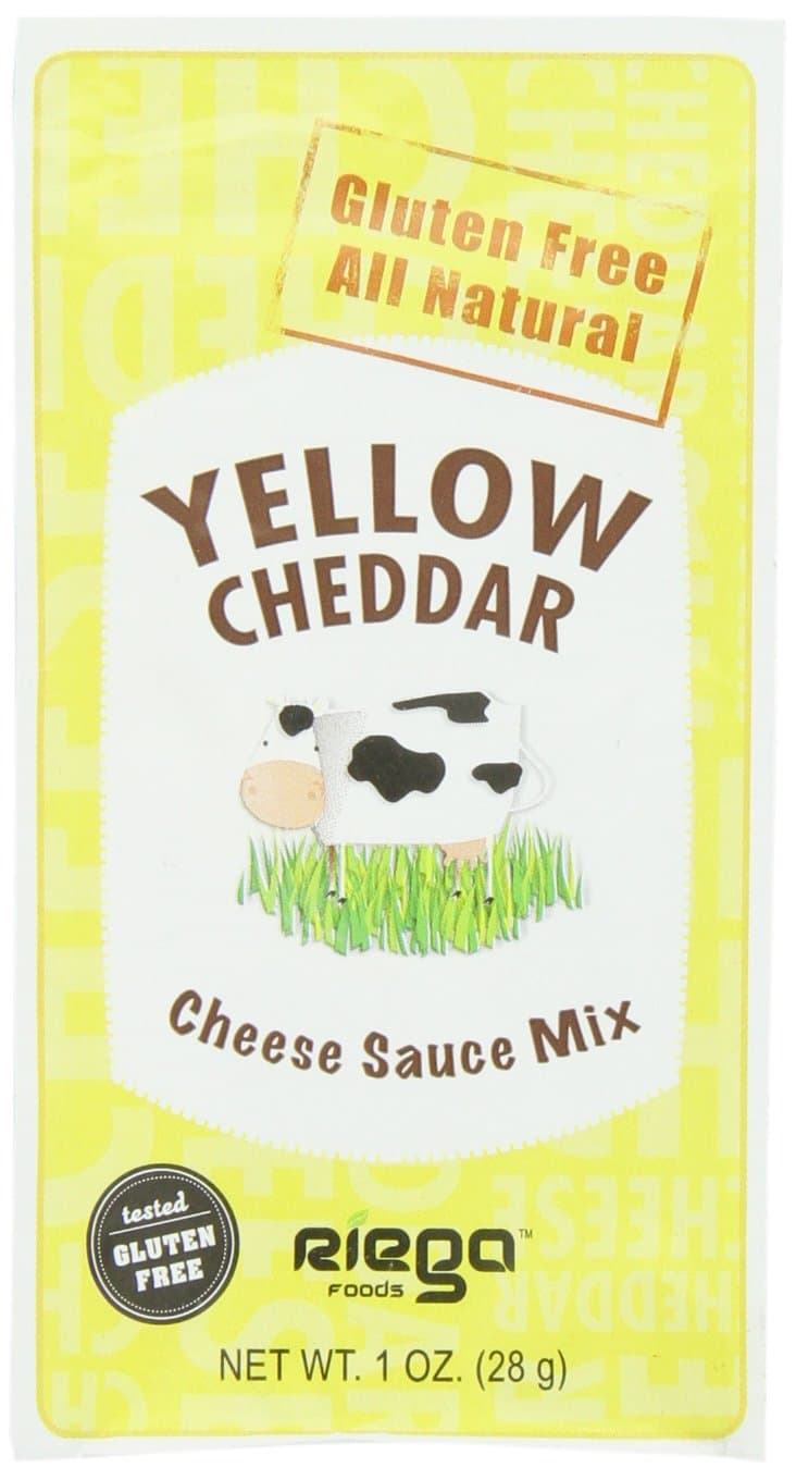 Riega Cheese Sauce Mix, Yellow Cheddar, 1 Ounce (Pack of 12)