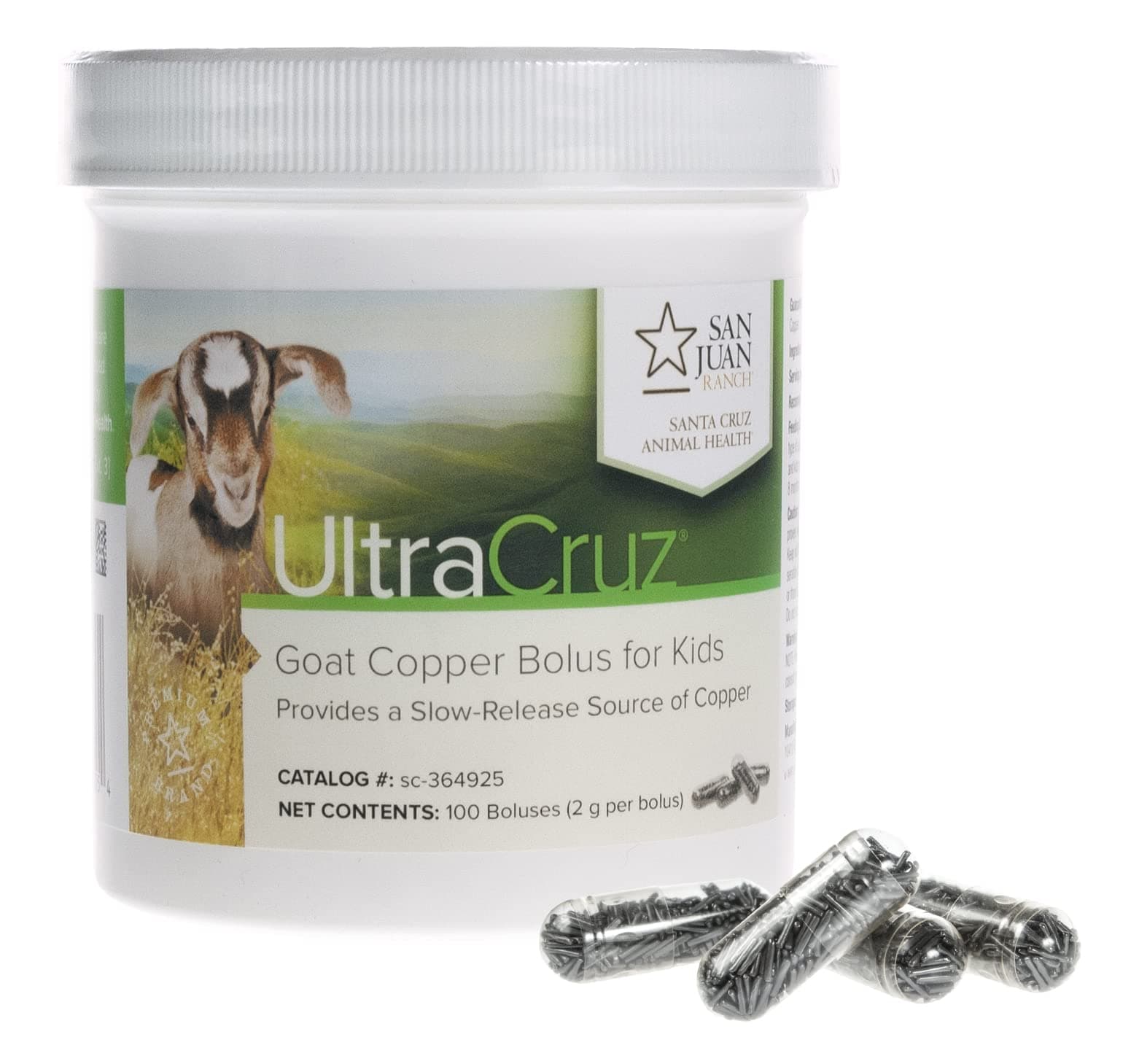 sc-364925 Goat Copper Bolus Supplement for Kid Goats, 100 Count x 2 Grams